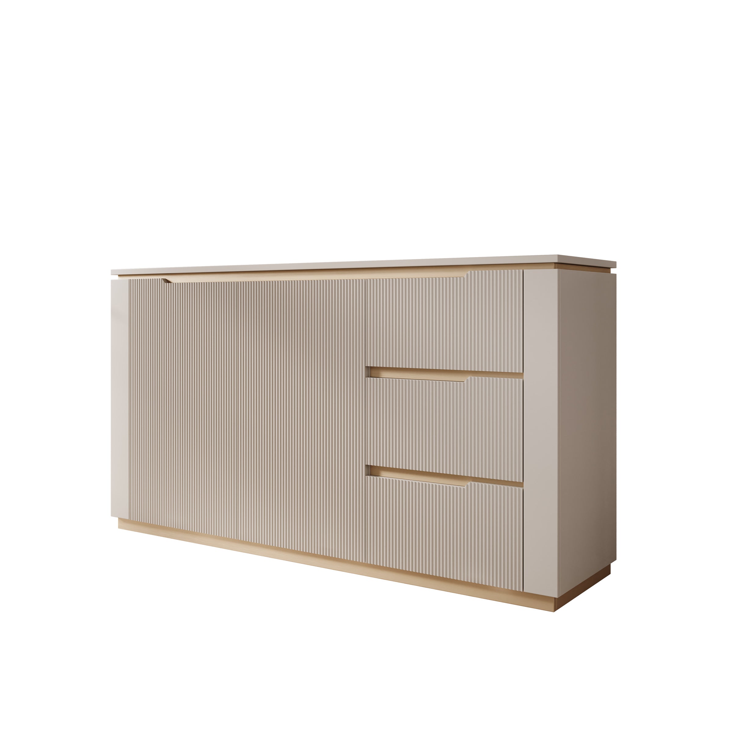 Harper - Dressoir - Beige - 153x40x84 cm