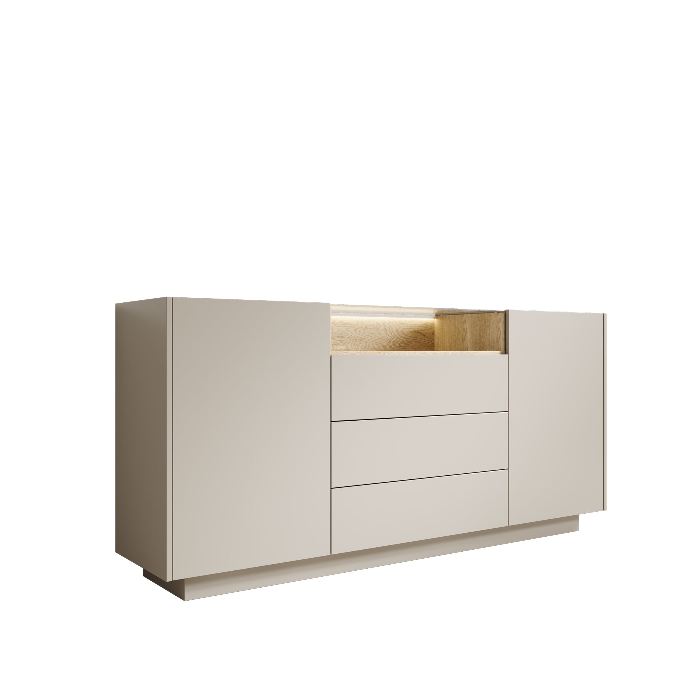 Heath - Dressoir - Beige - 176x40x83 cm