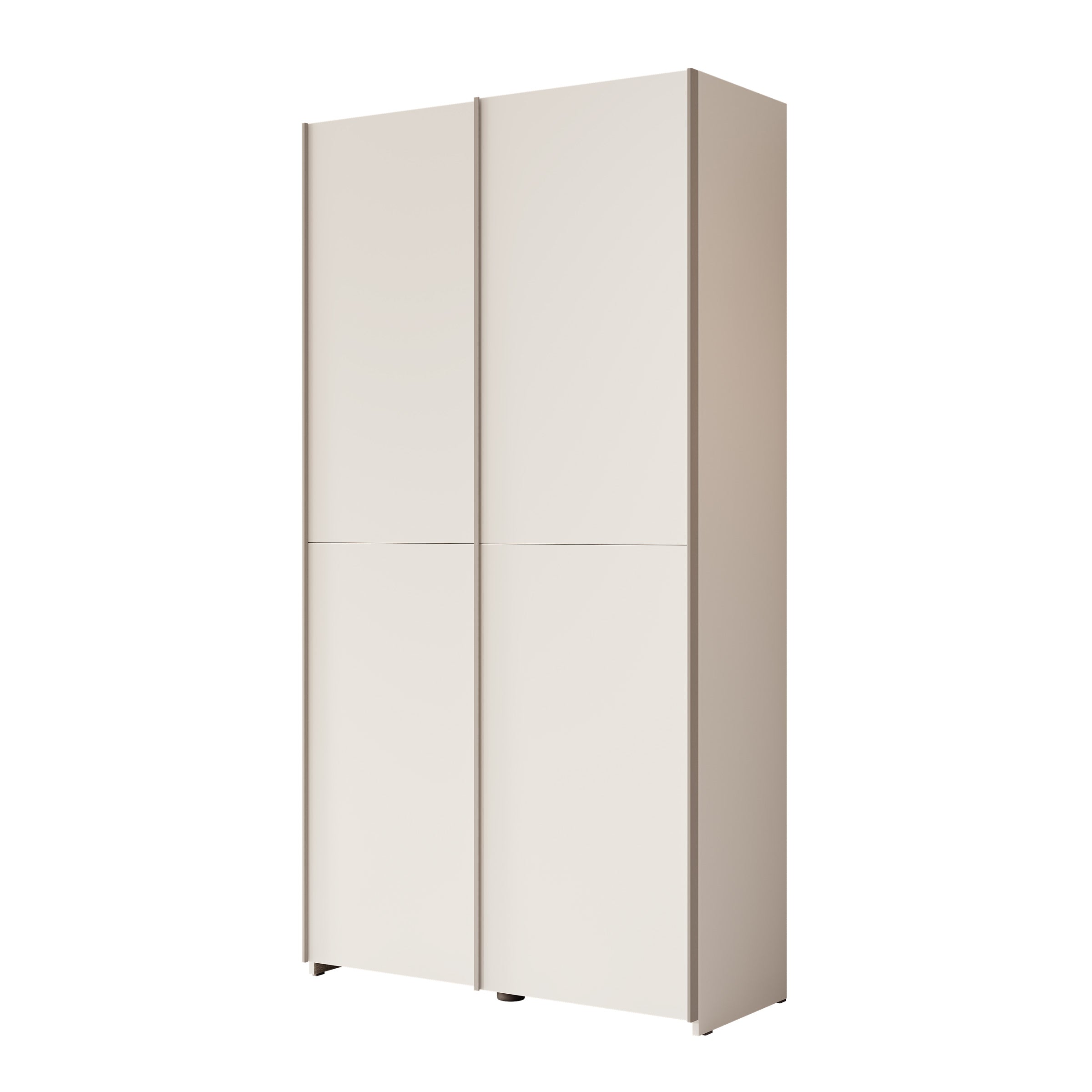 Helvar - Kledingkast met schuifdeuren - Wit - 100x39x191 cm