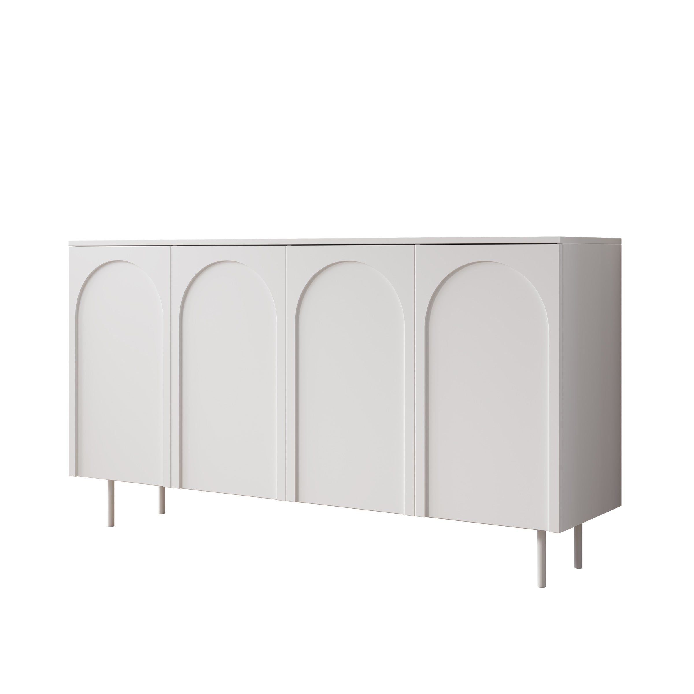 Hilo - Dressoir - Wit - 161x42x88 cm