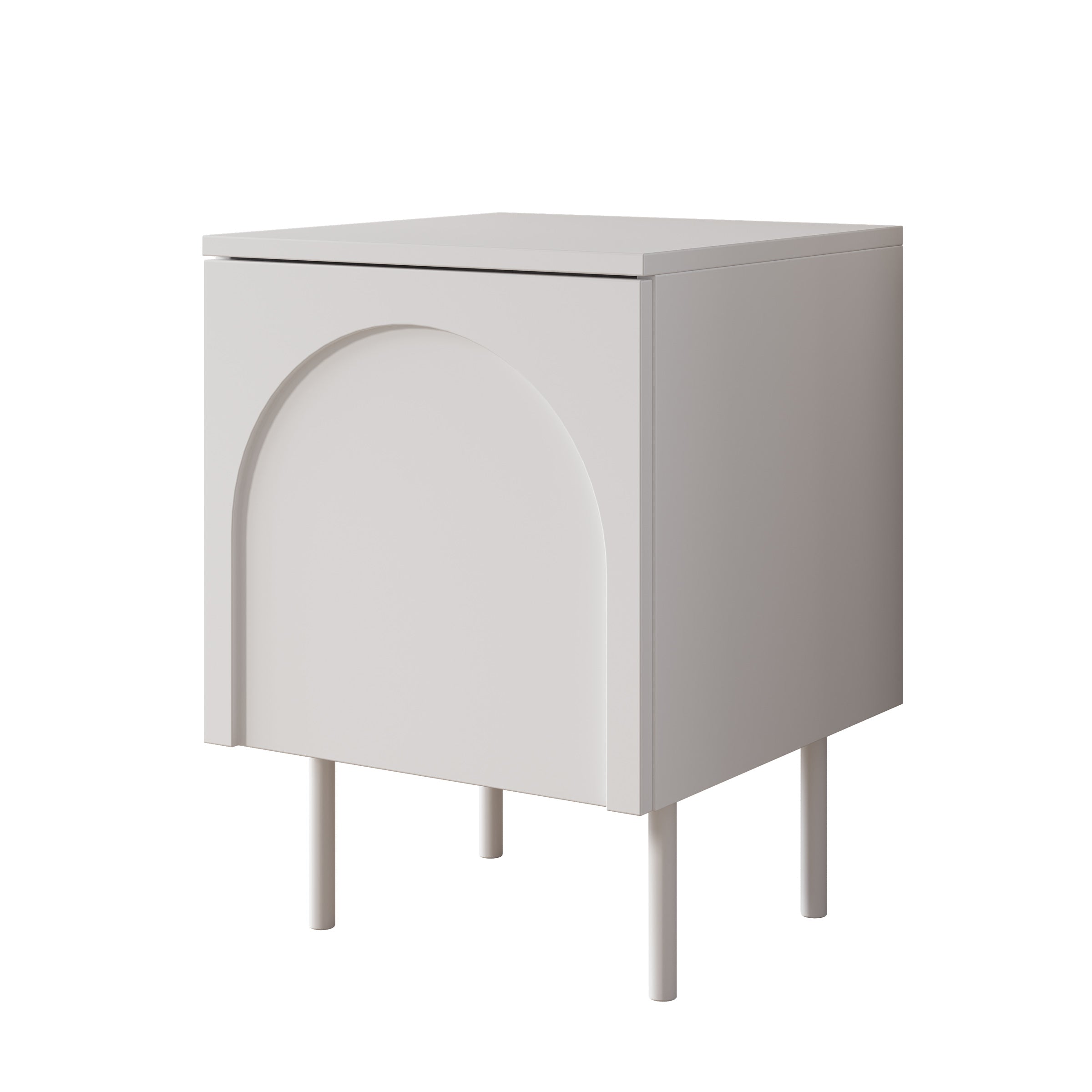 Hilo - Nachtkastje - Wit - 40x40x56 cm