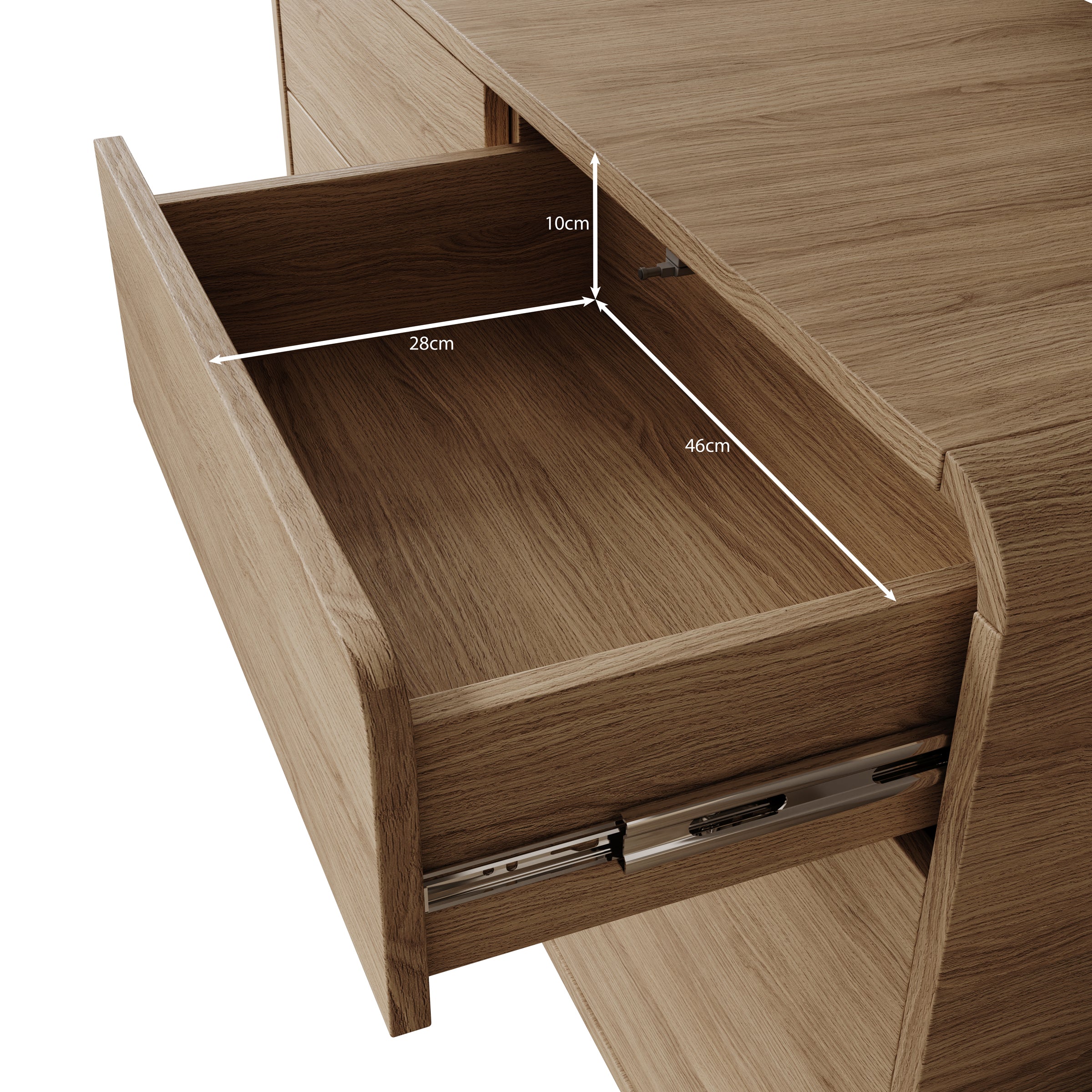 Hoshii - Dressoir - Walnootpatroon - 108x39x84 cm