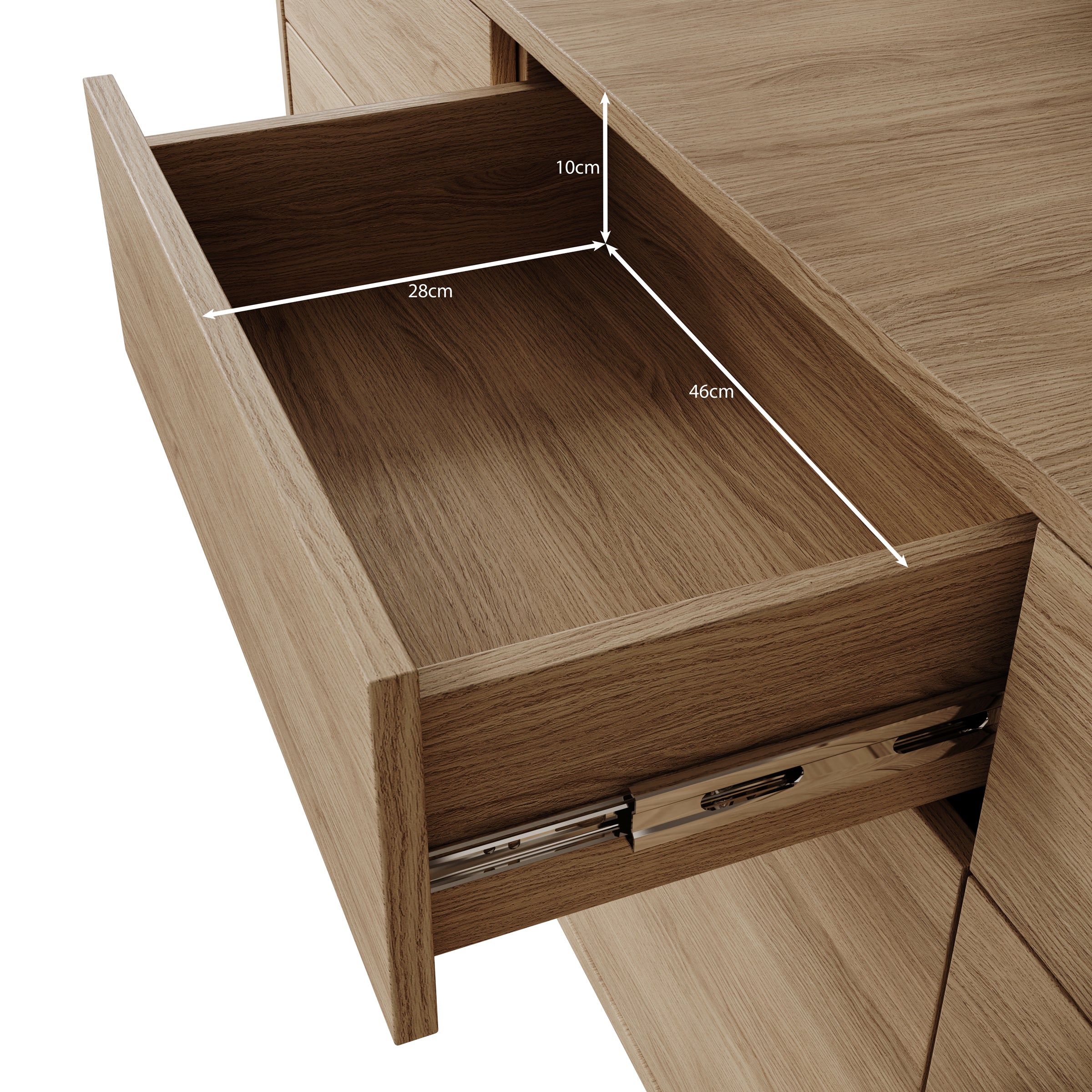 Hoshii - Dressoir - Walnootpatroon - 160x39x84 cm