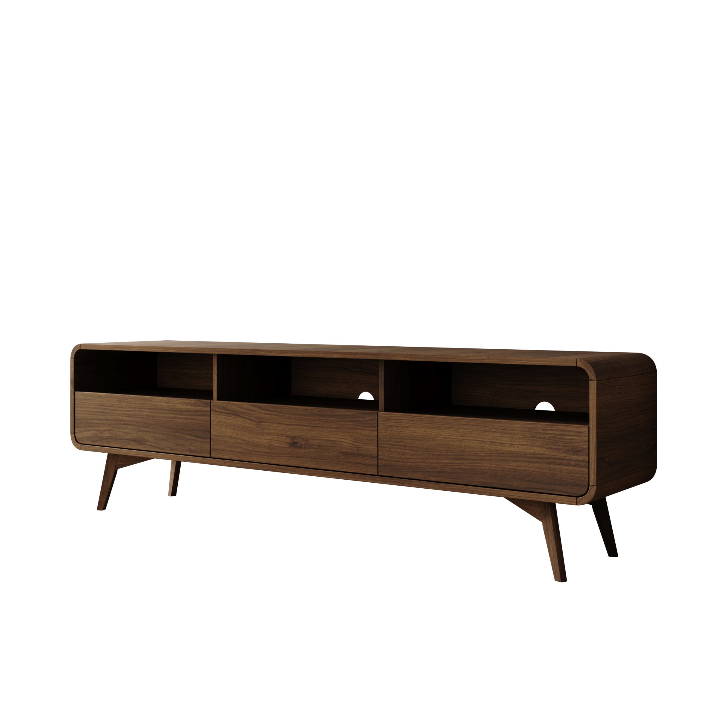 Hoshii - TV-Meubel - Walnootpatroon - 180x39x53 cm