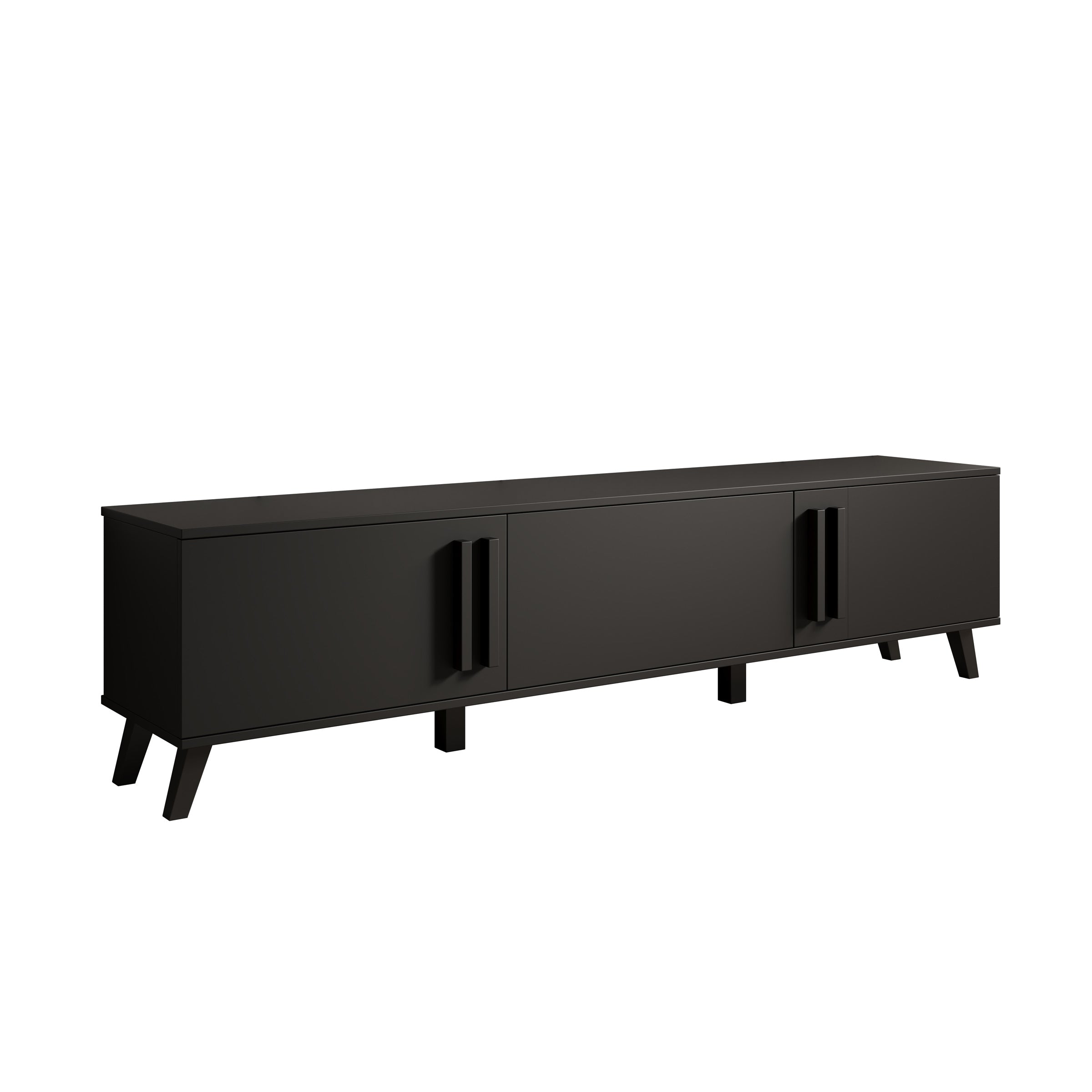 Hydra - TV-Meubel - Zwart - 180x33x40 cm