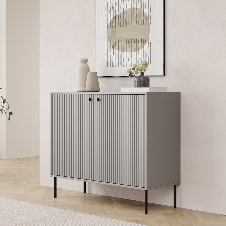 Ilux - Dressoir - Grijs - 105x41x89 cm
