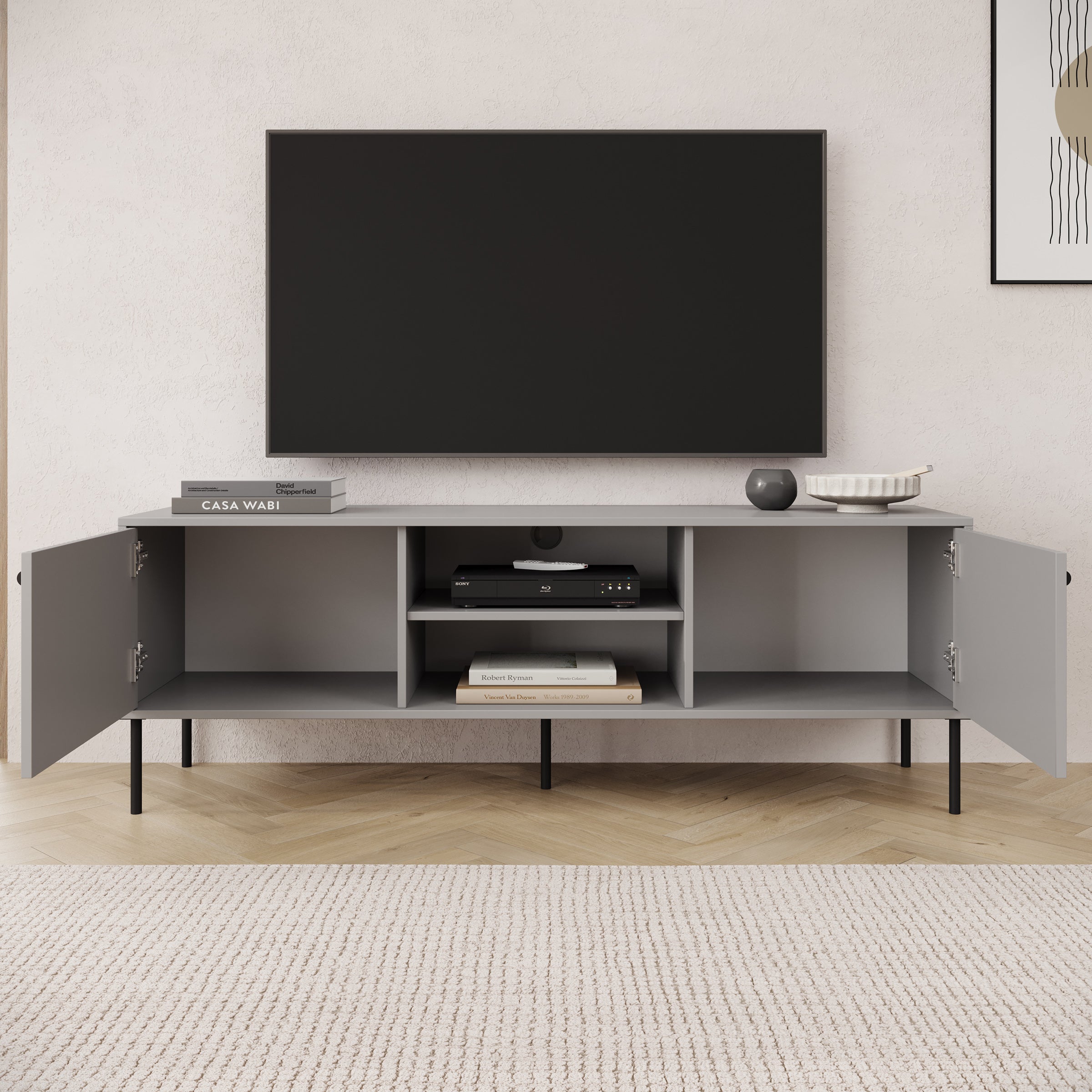Ilux - TV-Meubel - Grijs