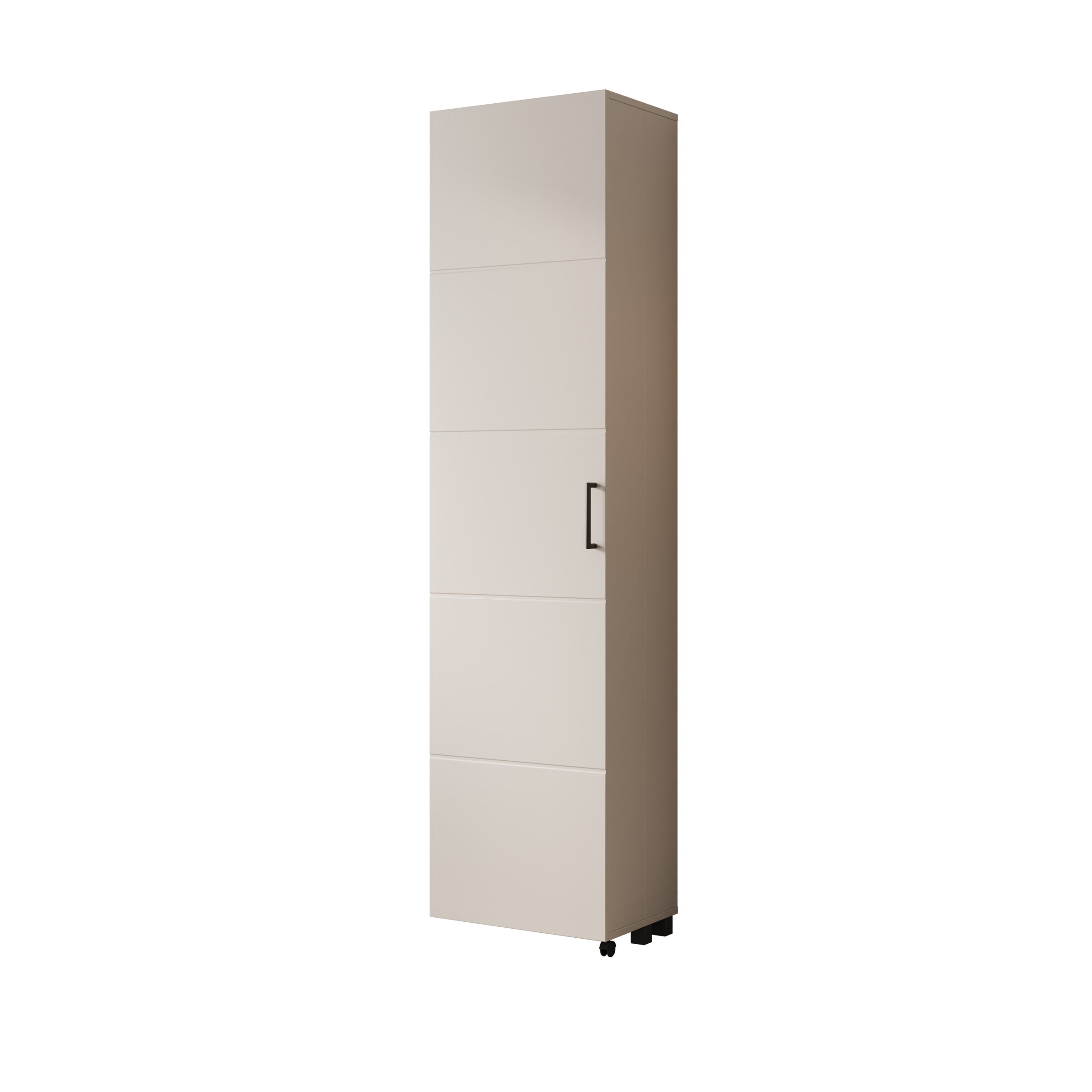 Inverly - Schoenenkast - Beige - 46x33x185 cm