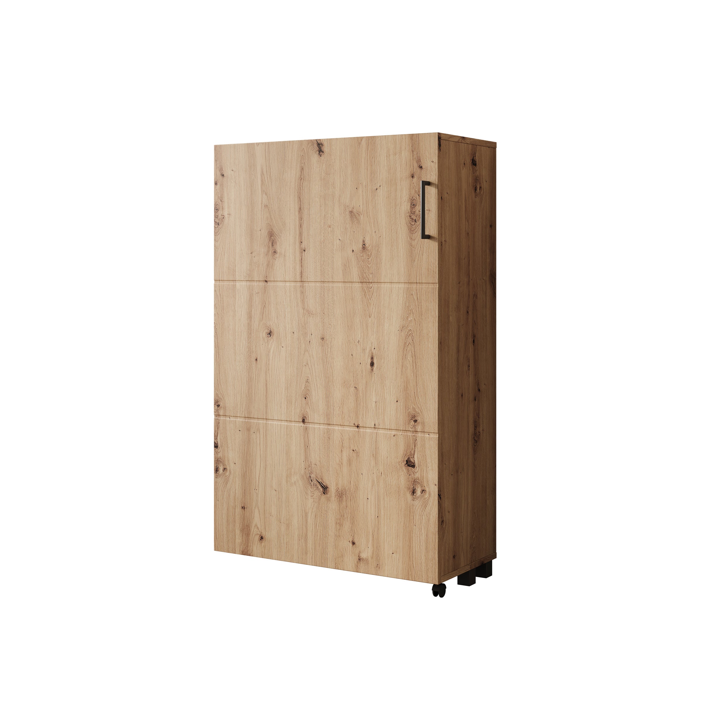 Inverly - Schoenenkast - Eikenpatroon - 68x33x113 cm