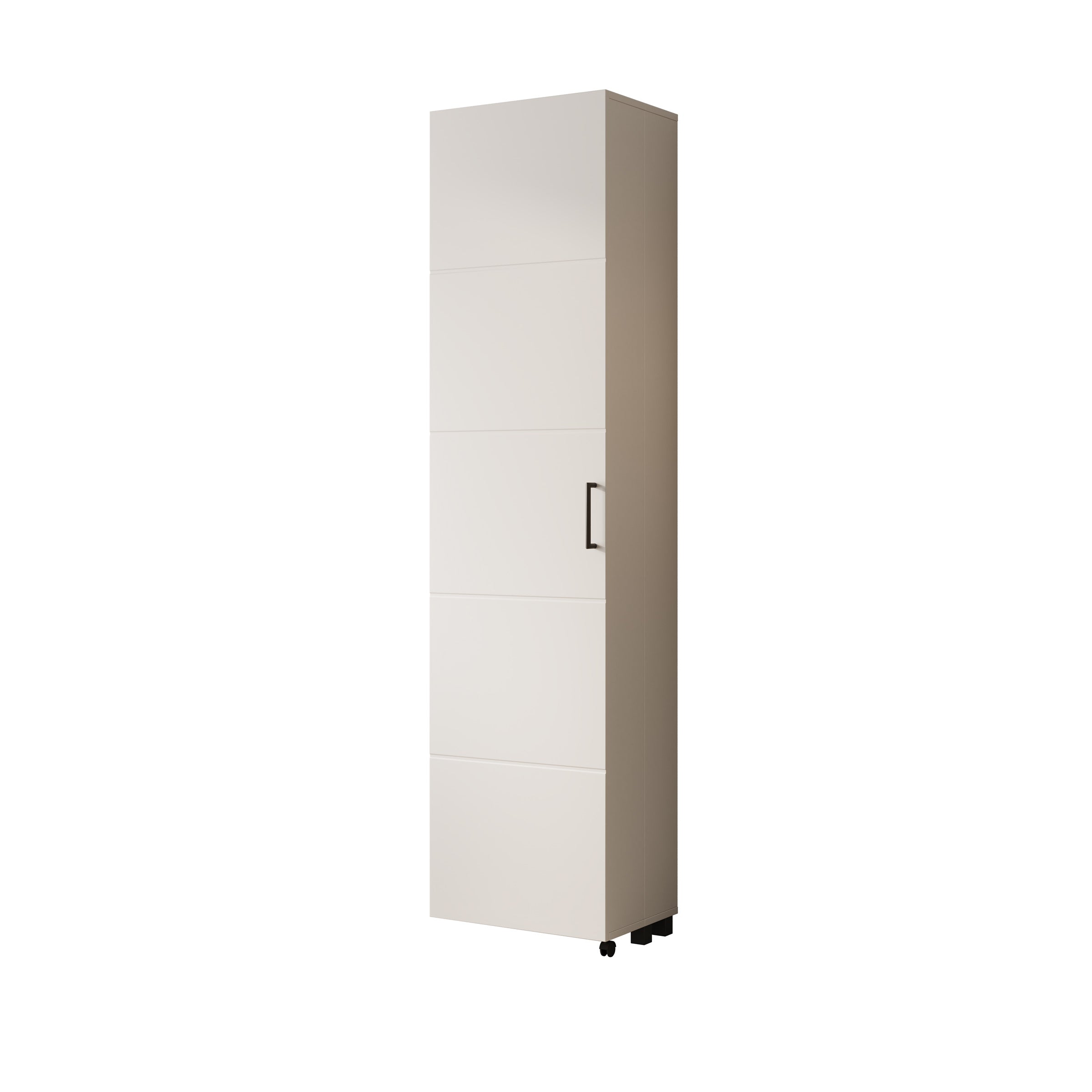 Inverly - Schoenenkast - Wit - 46x33x185 cm
