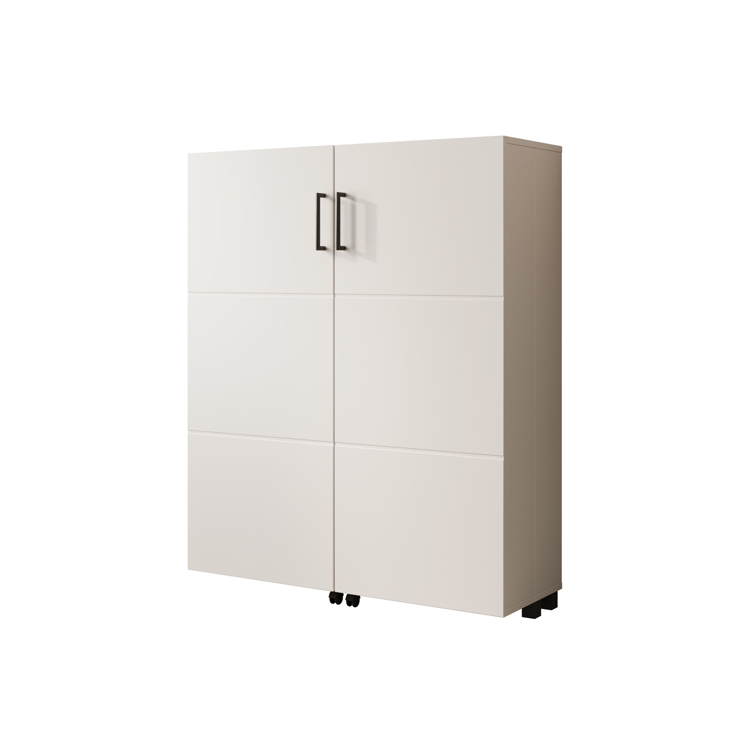 Inverly - Schoenenkast - Wit - 92x33x113 cm