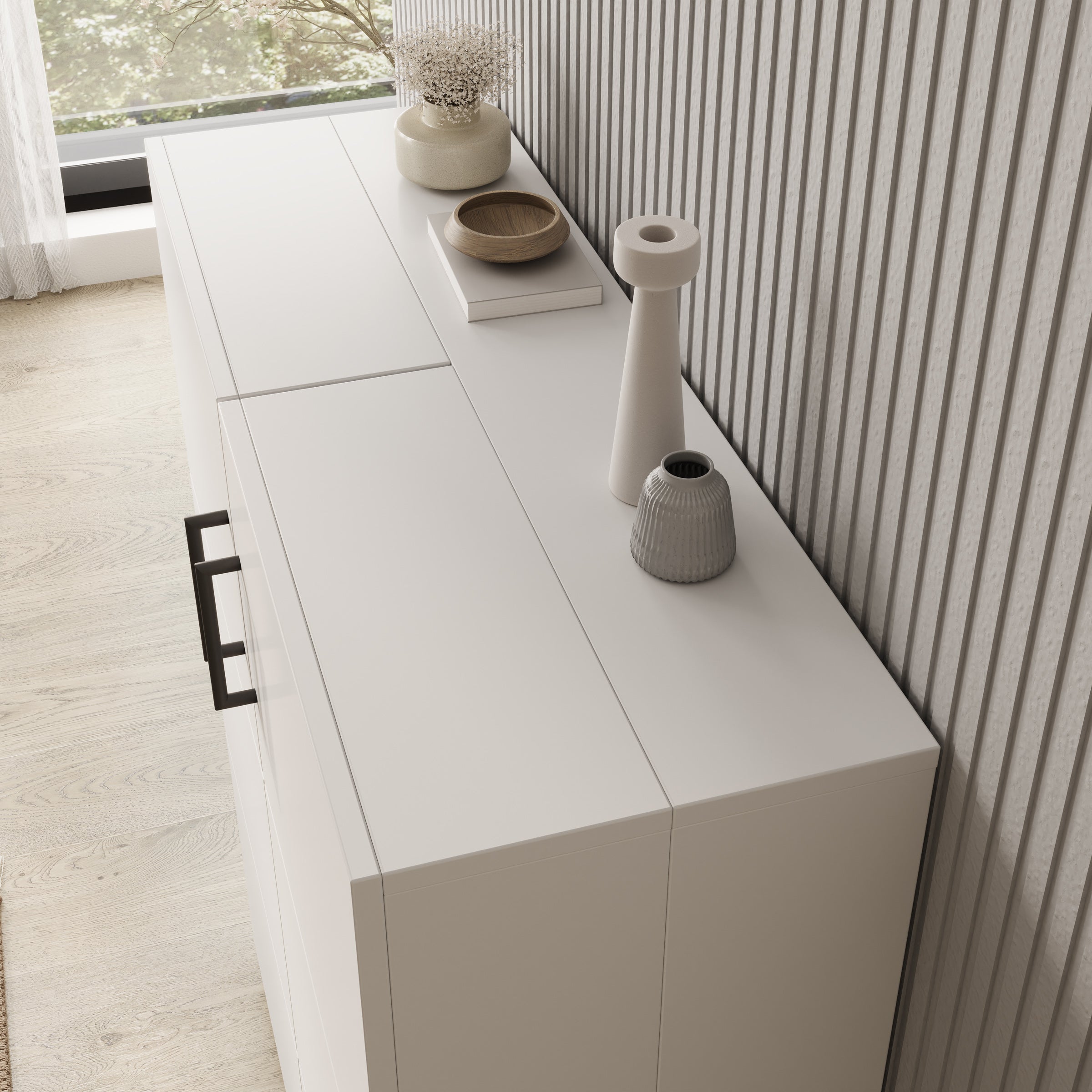 Inverly - Schoenenkast - Wit - 92x33x113 cm