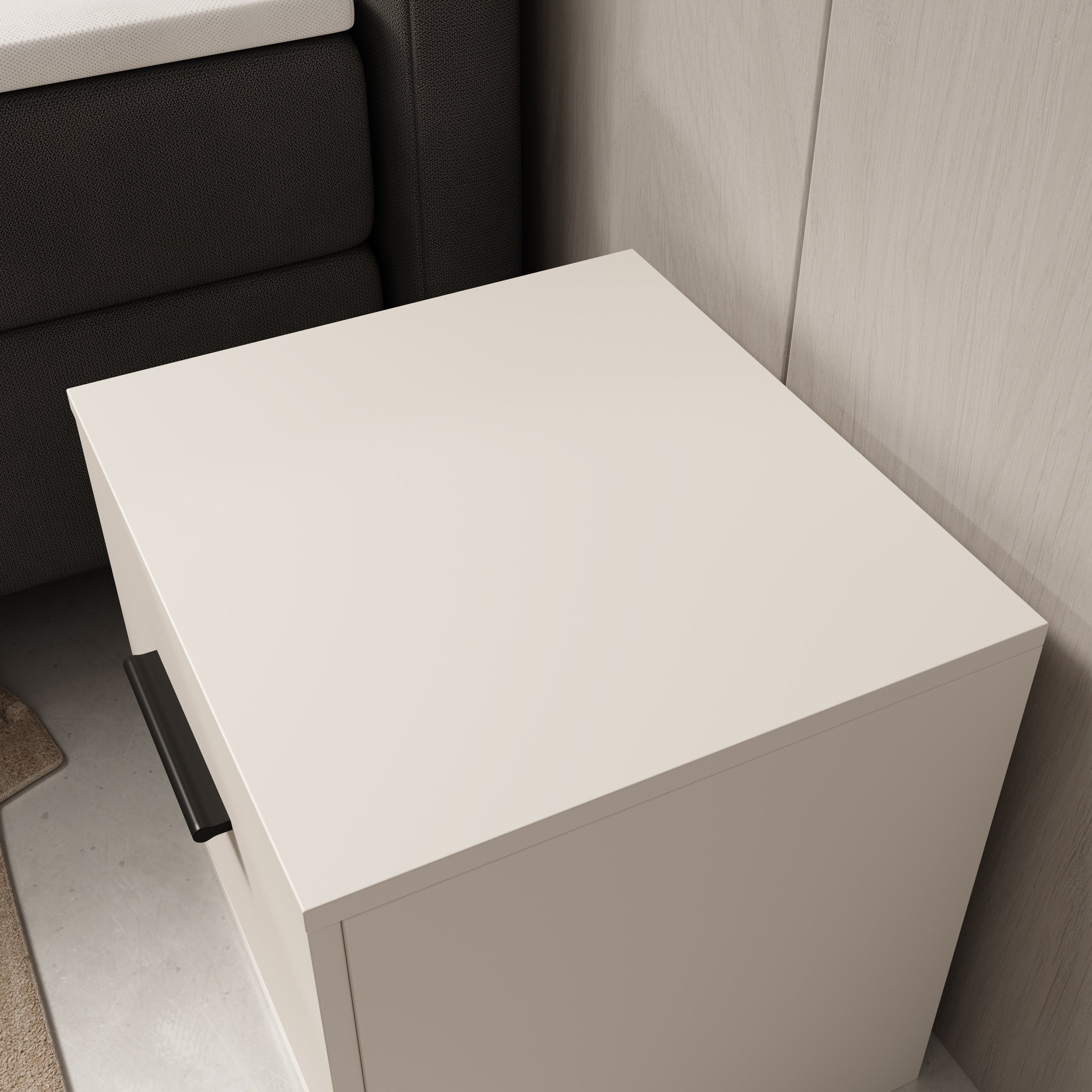 Isandro - Nachtkastje - Beige - 45x41x44 cm