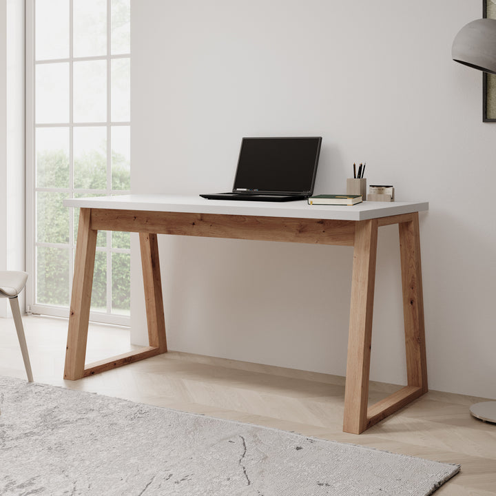 Ithaca - Bureau - Wit - 135x65 cm