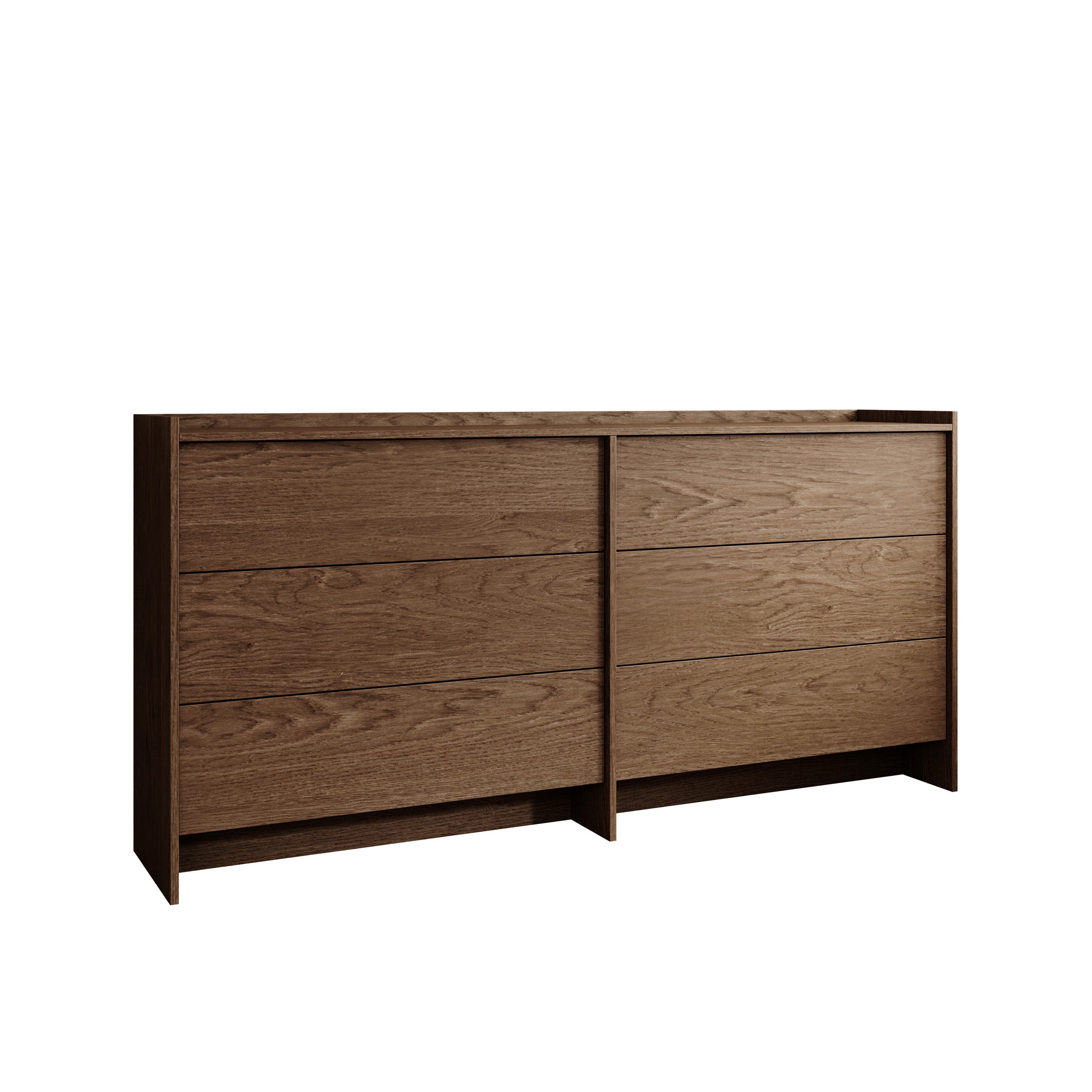 Jaxon - Ladekast - Donker eikenpatroon - 184x38x90 cm