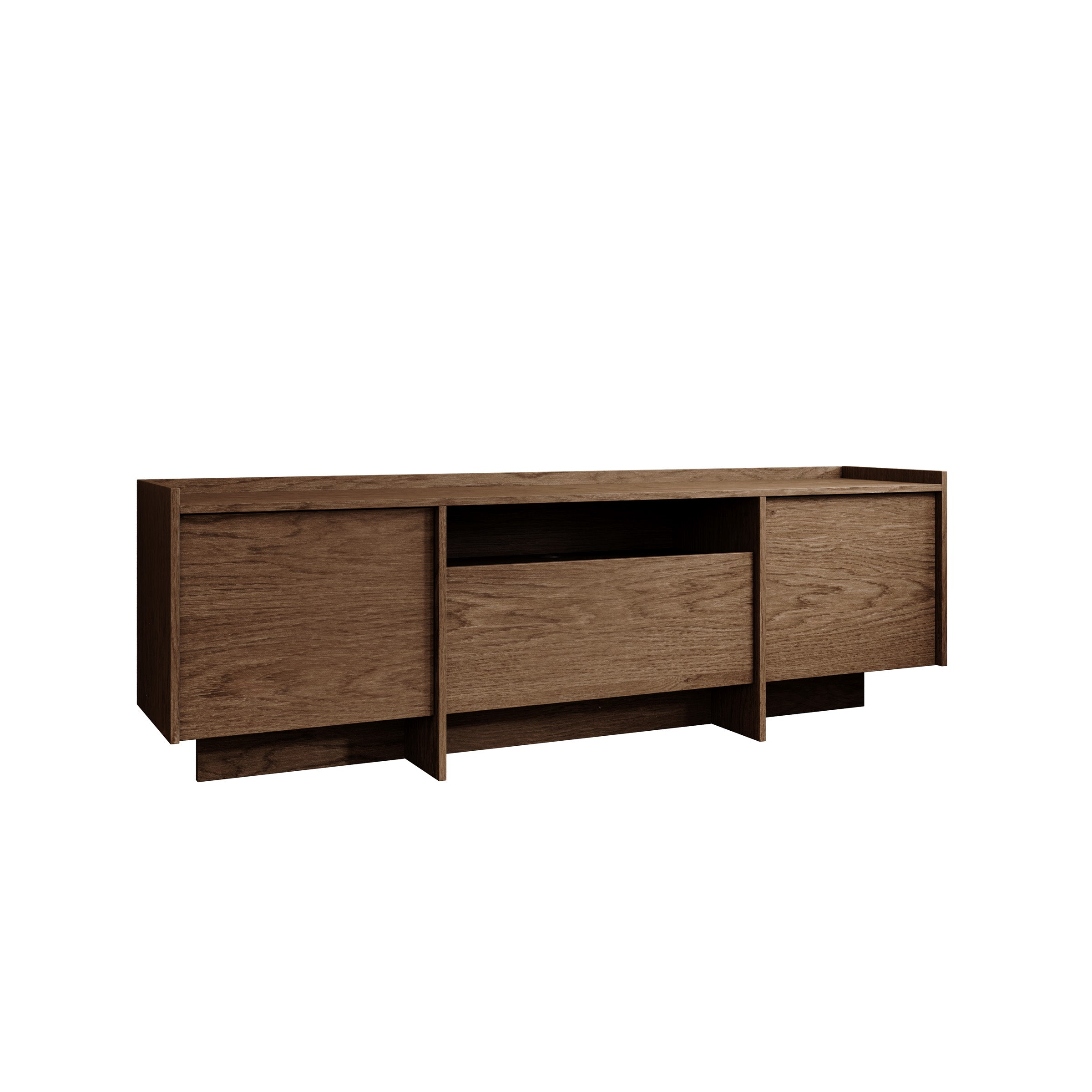Jaxon - TV-Meubel - Donker eikenpatroon - 175x38x57 cm