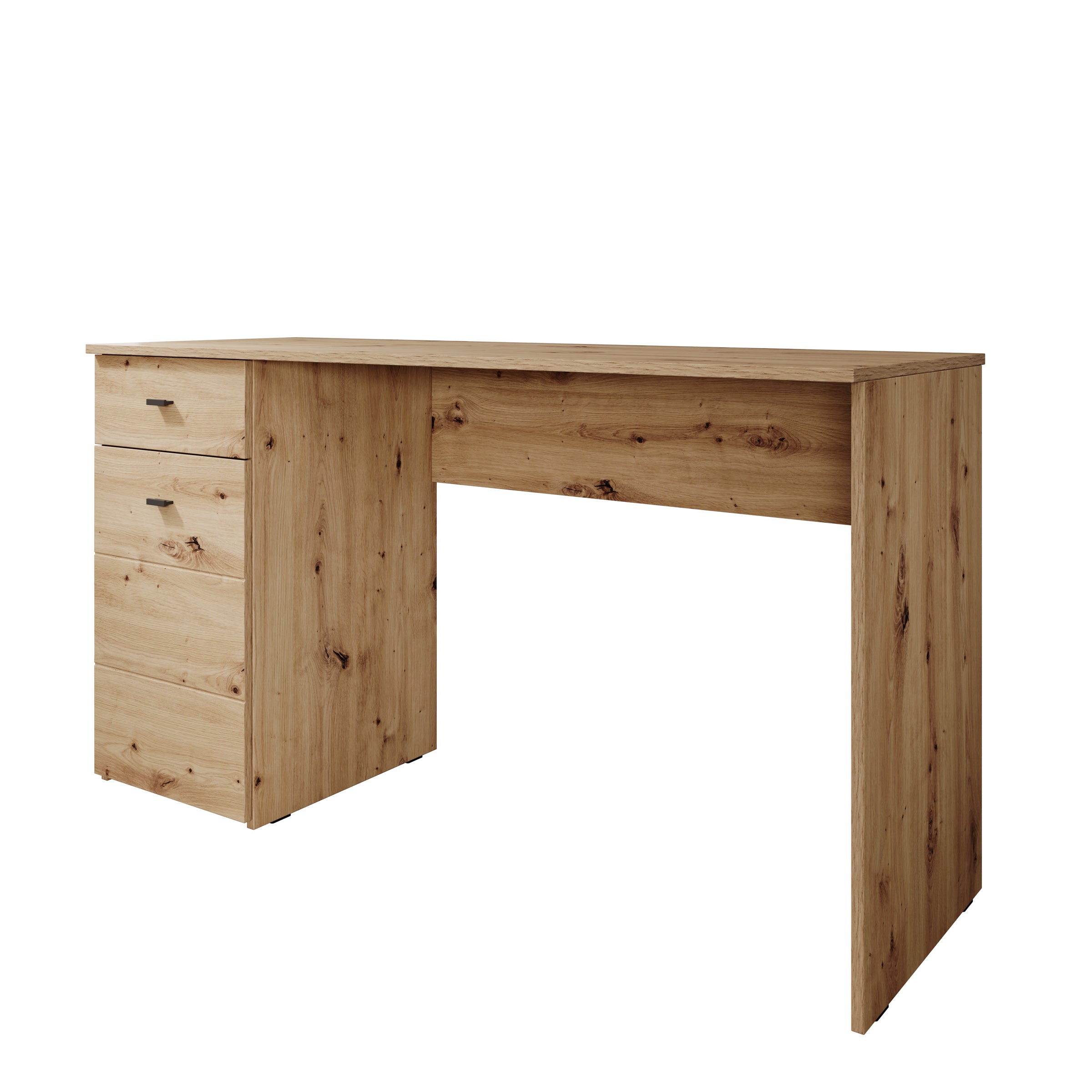 Kairo - Bureau - Eikenpatroon - 140x50x77 cm