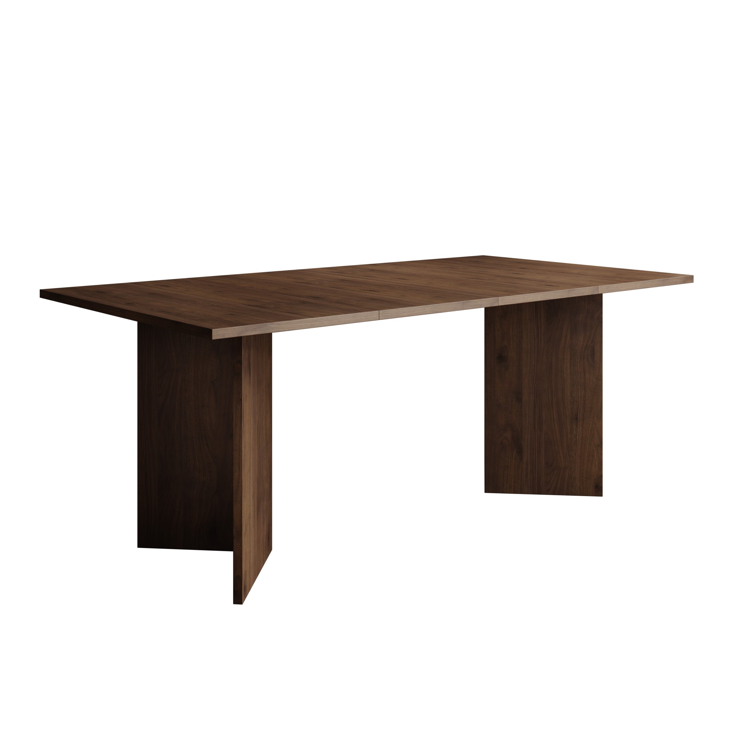 Kalki - Eetkamertafel uitschuifbaar - Walnootpatroon - 100-180x100x75 cm
