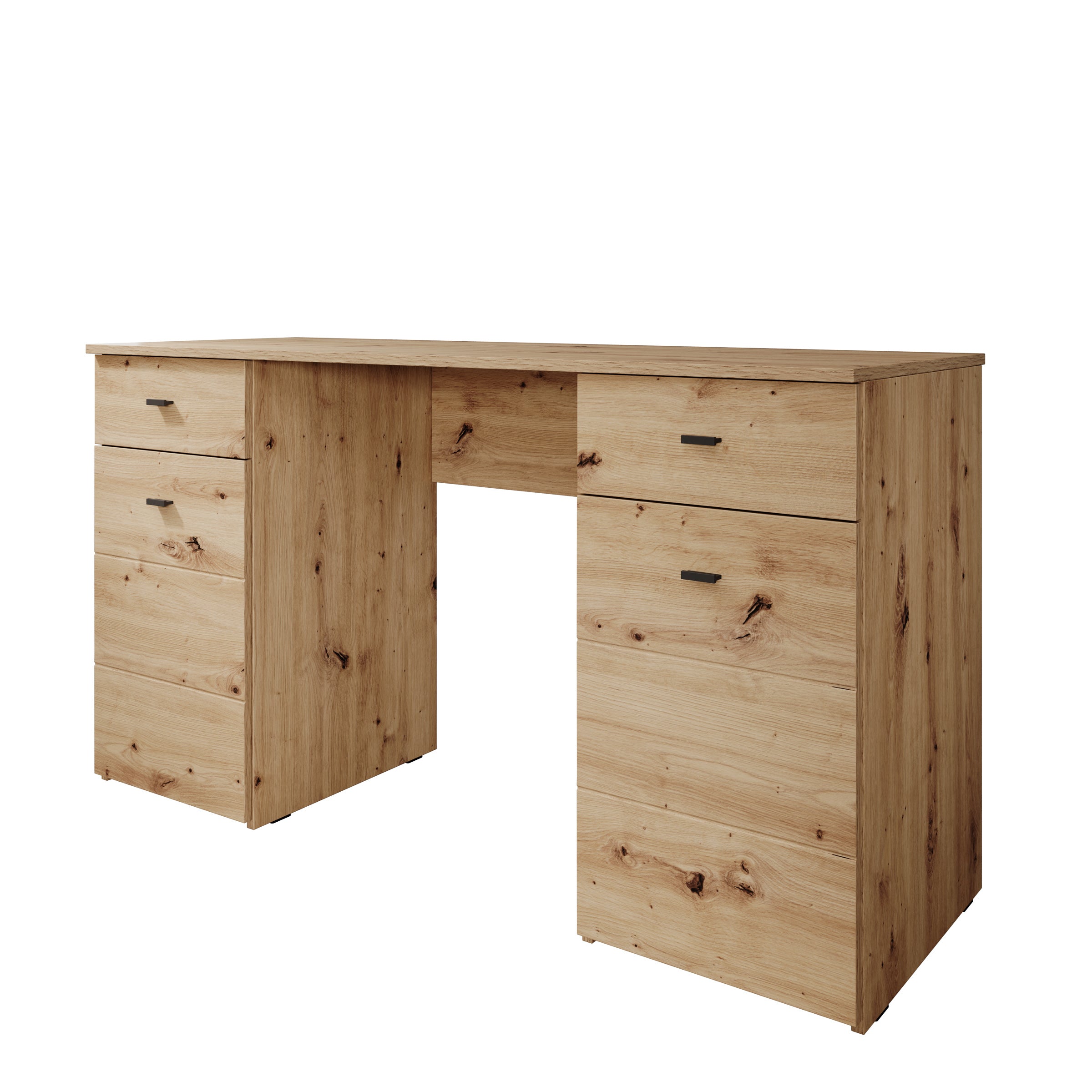 Kano - Bureau - Eikenpatroon - 140x50x77 cm