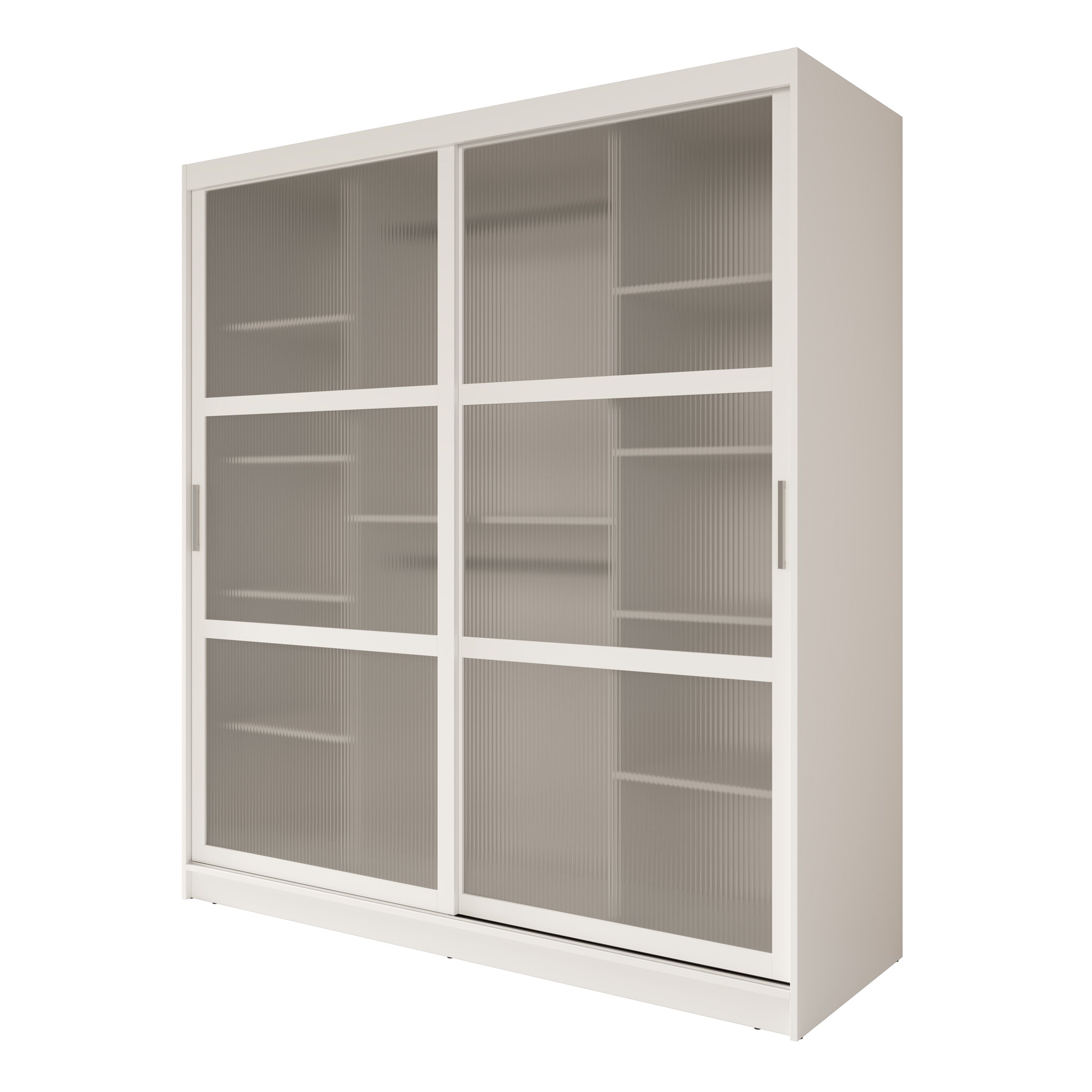 Fessaro - Kledingkast - Wit - 180x62x200 cm