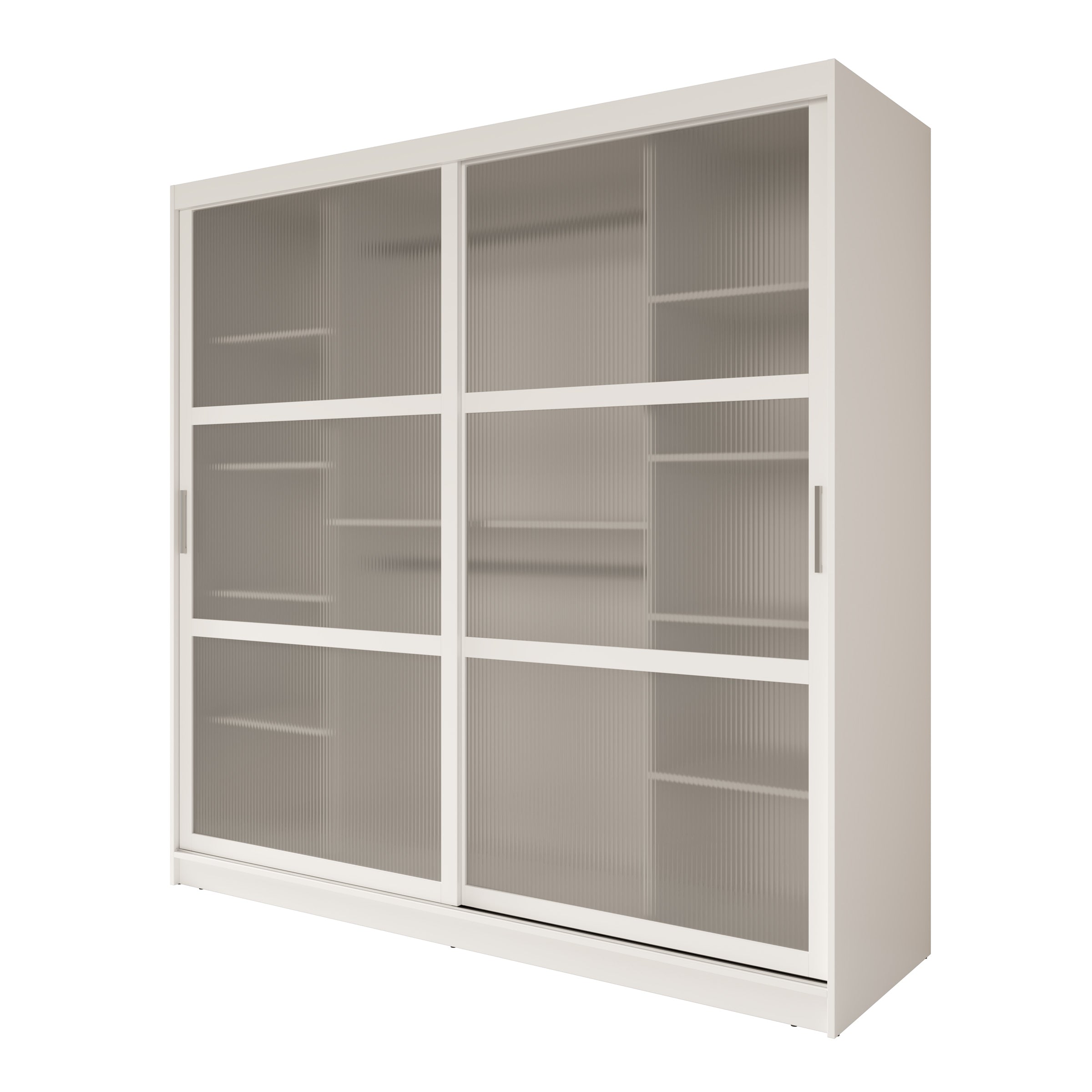 Fessaro - Kledingkast - Wit - 200x62x200 cm