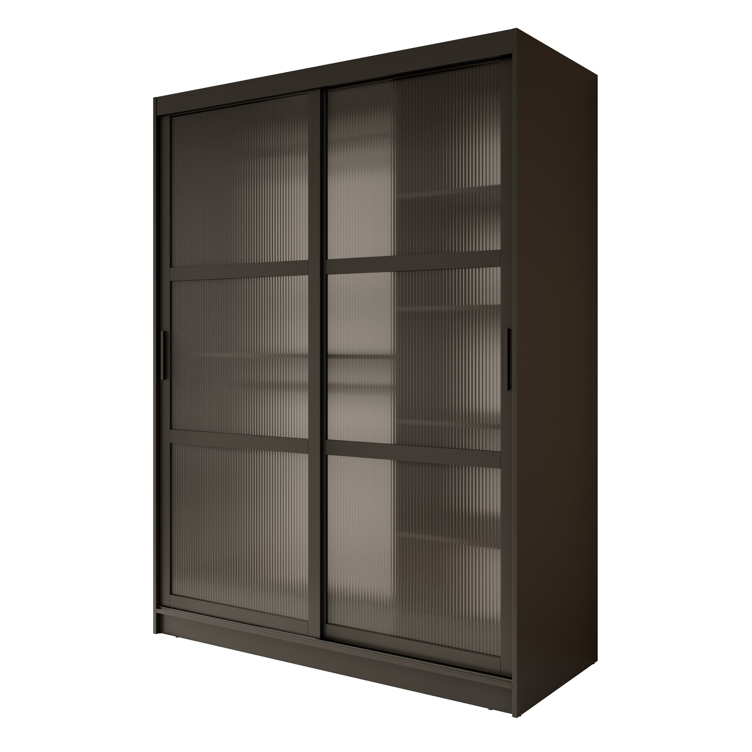 Fessaro - Kledingkast - Zwart - 150x62x200 cm