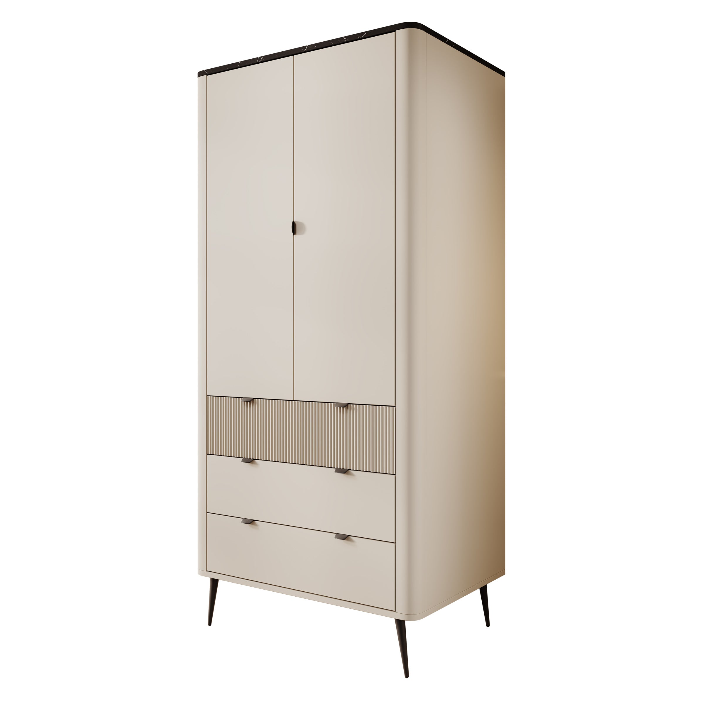 Mace - Kledingkast 2-deurs - Beige