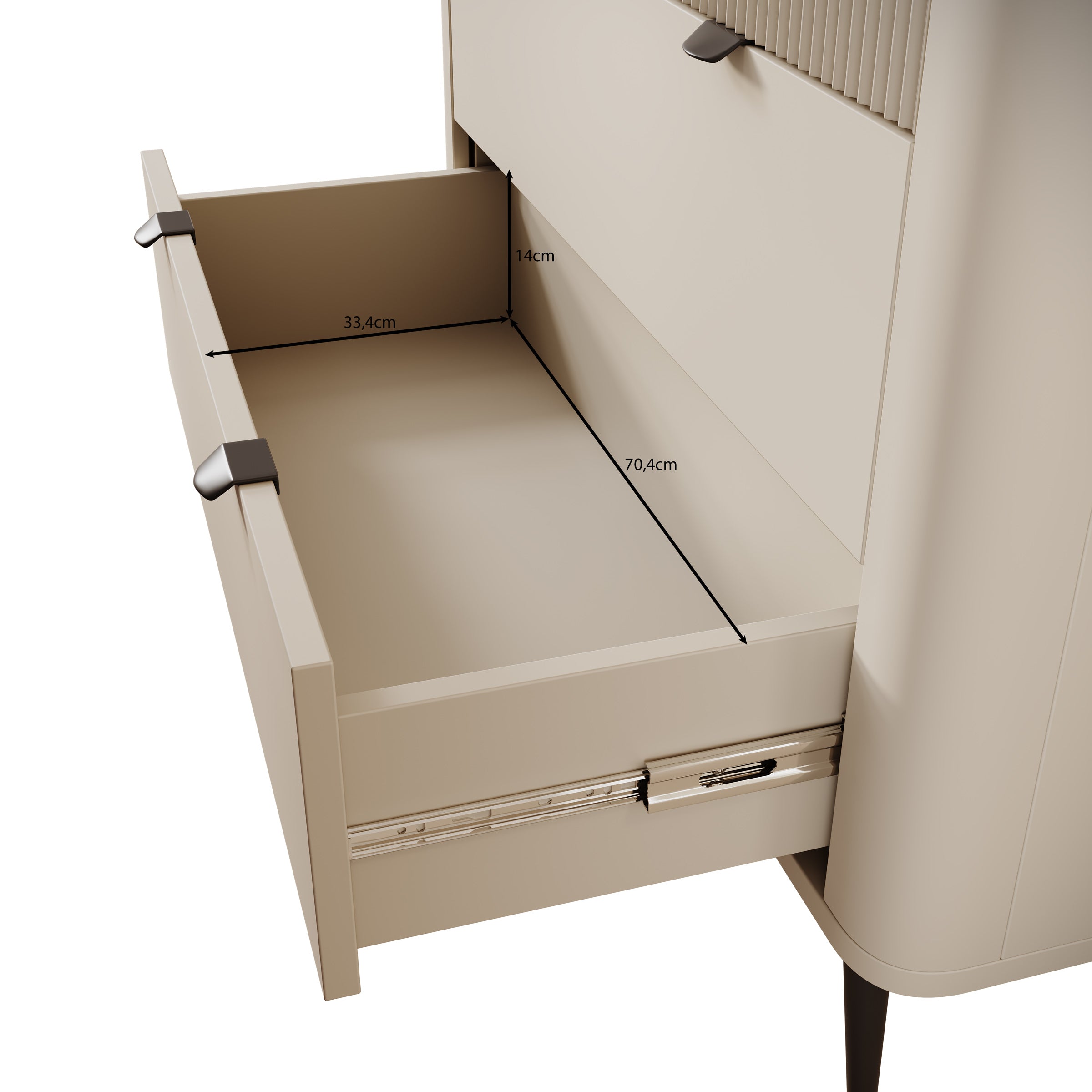 Mace - Kledingkast 2-deurs - Beige