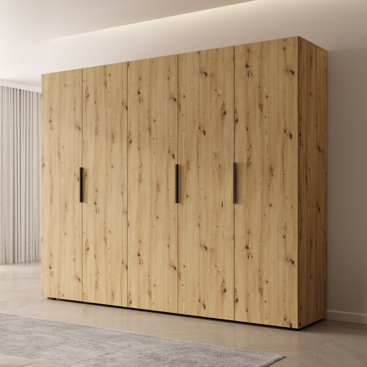 Marquesa - Kledingkast - Eiken - 250x50x202 cm