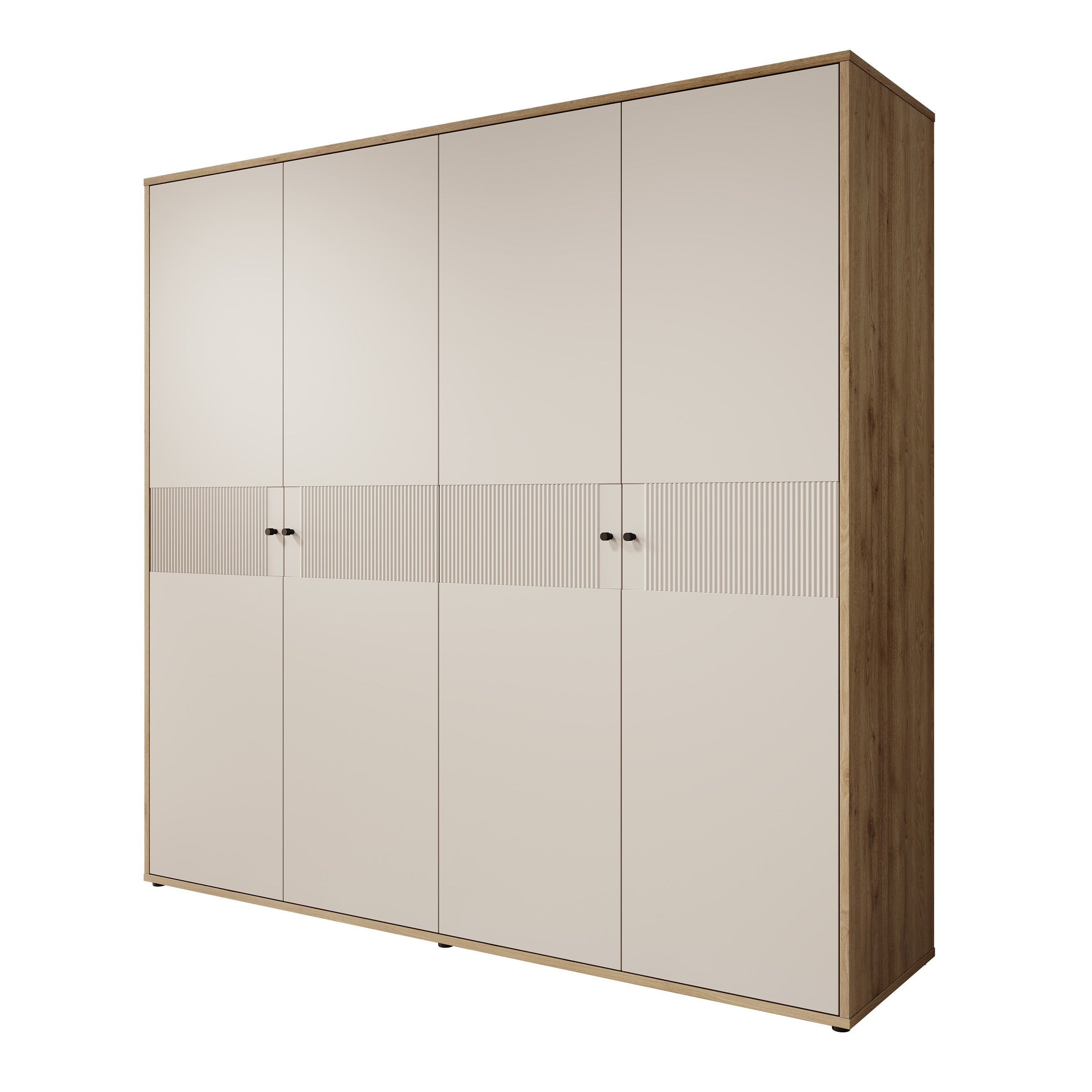 Riggs - Kledingkast 4-deurs - Beige