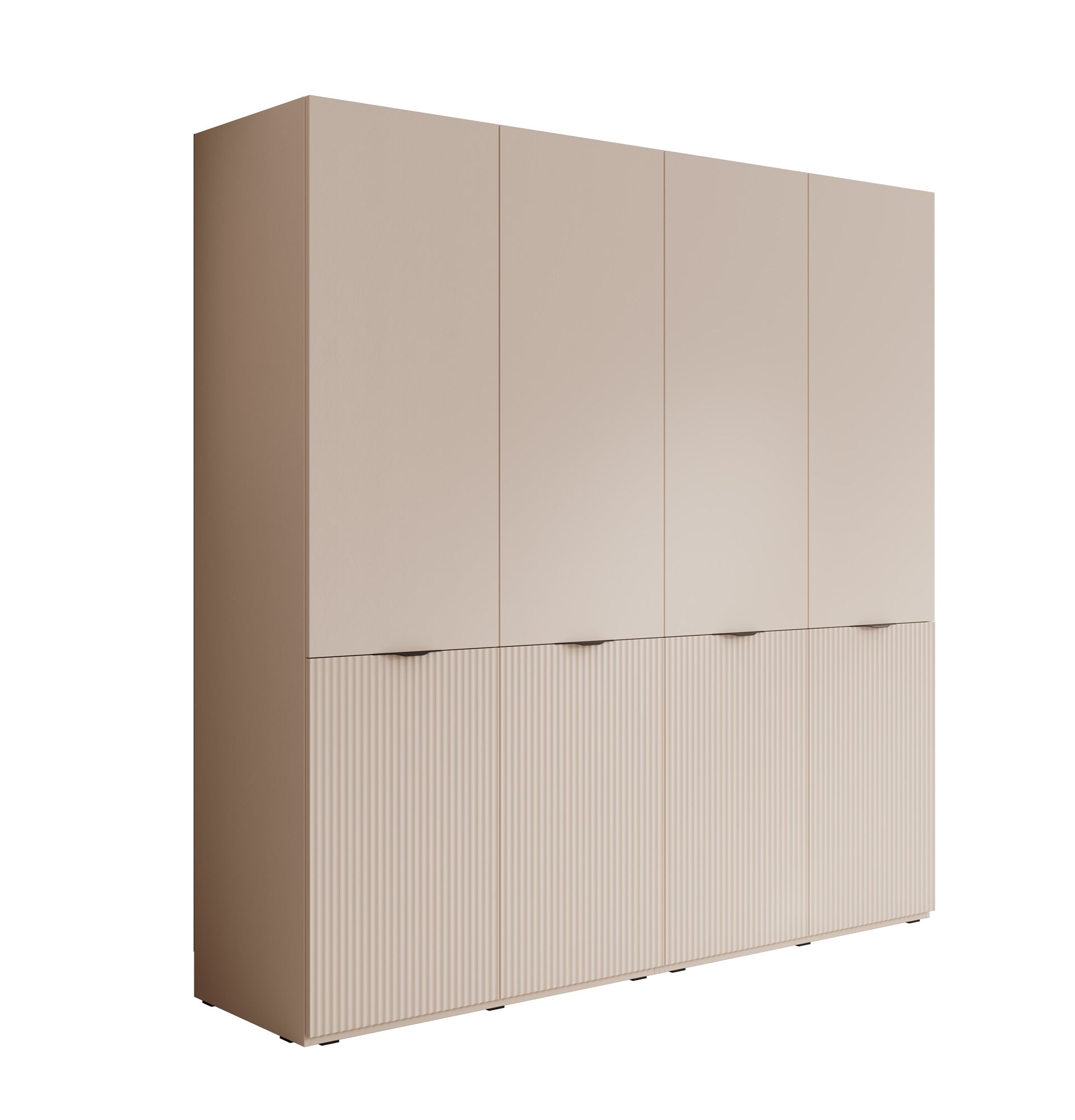 Shelton - Kledingkast 4-deurs - Beige