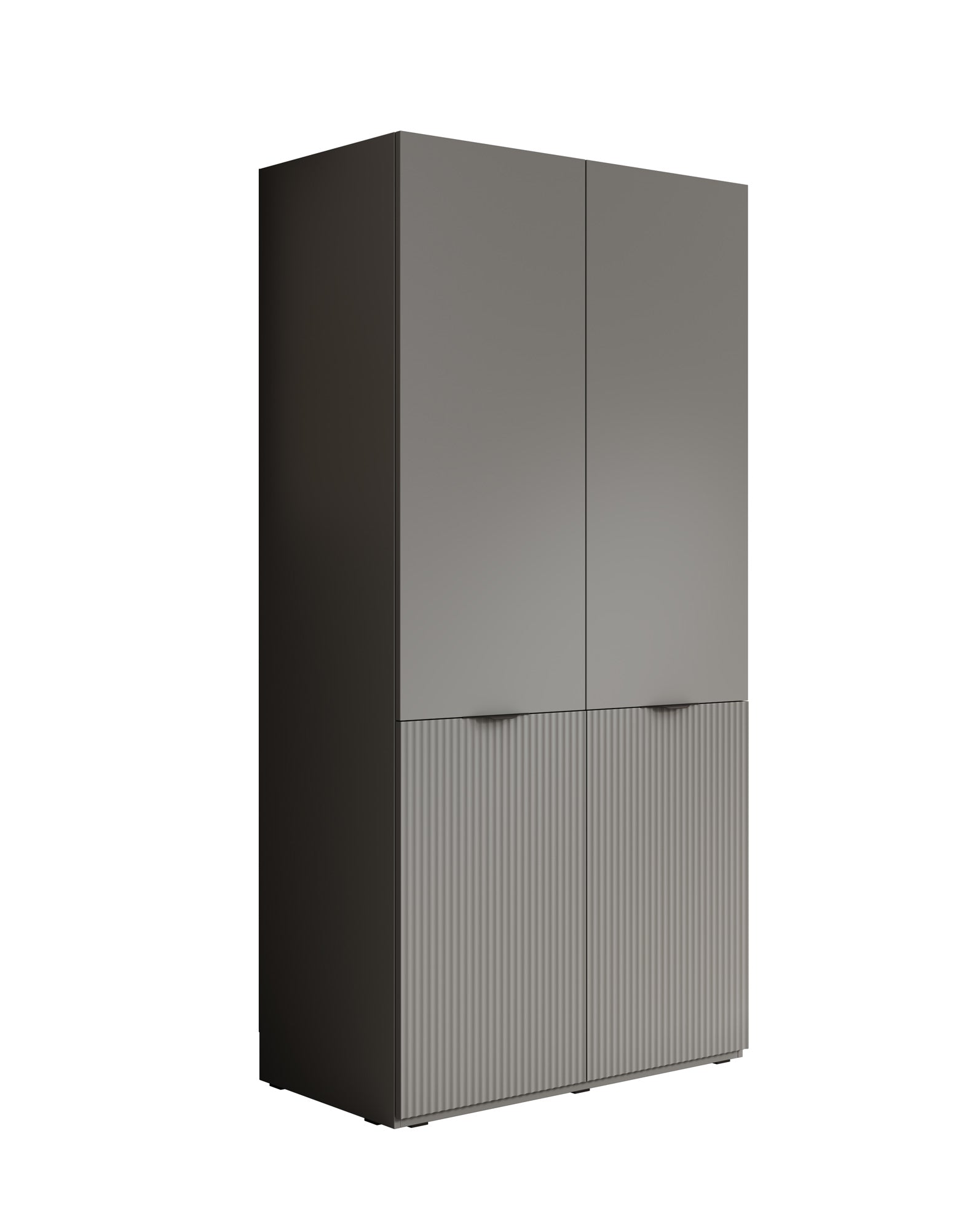 Shelton - Kledingkast 2-deurs - Grijs