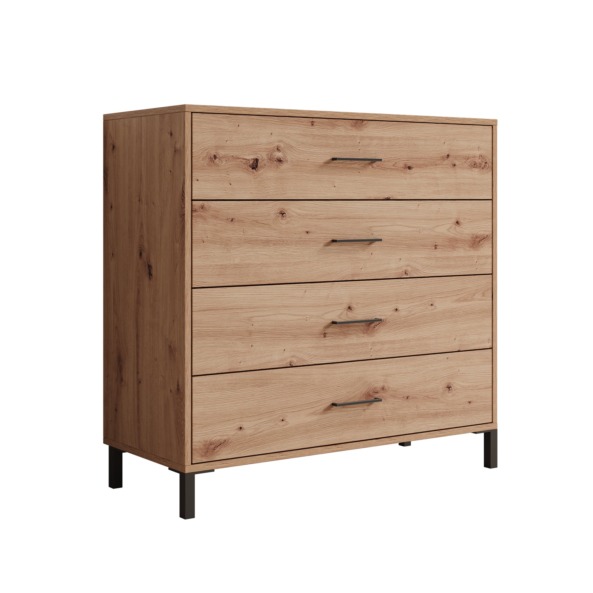 Ladekast Vidor - Eiken - 93x40x90 cm