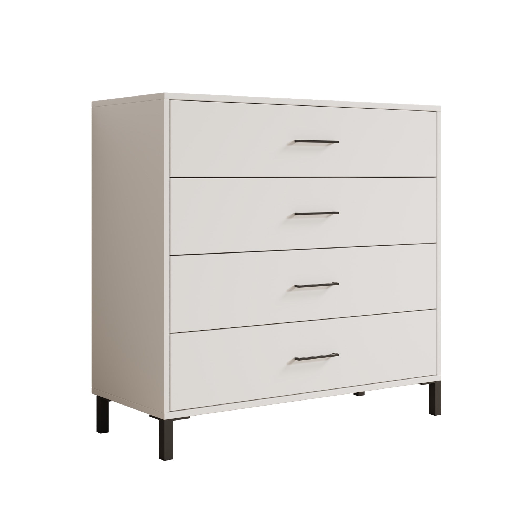Ladekast Vidor - Wit - 93x40x90 cm