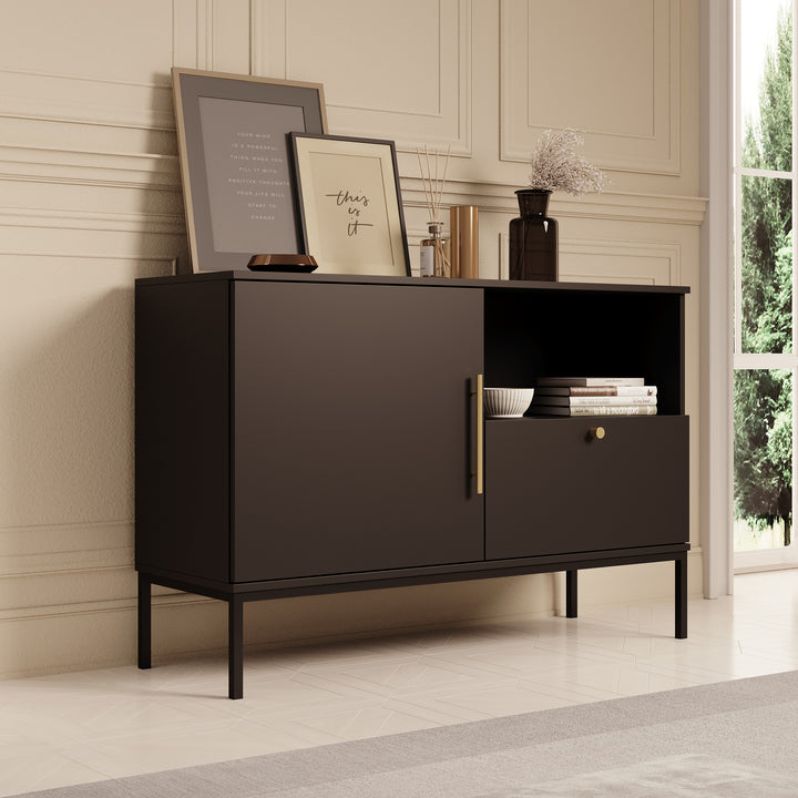 Lagos  - Dressoir - Zwart - 120x40x80 cm