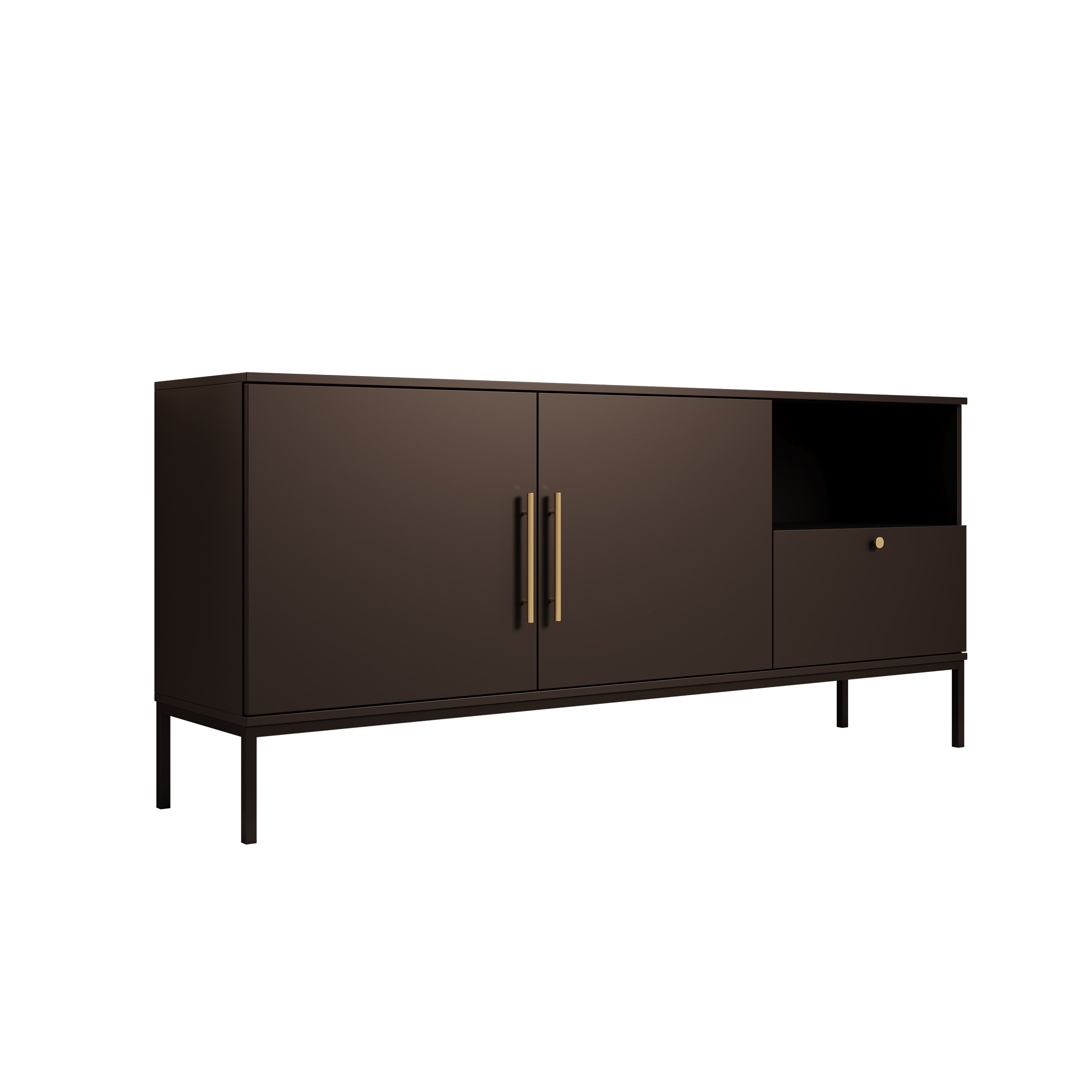 Lagos  - Dressoir - Zwart - 180x40x80 cm
