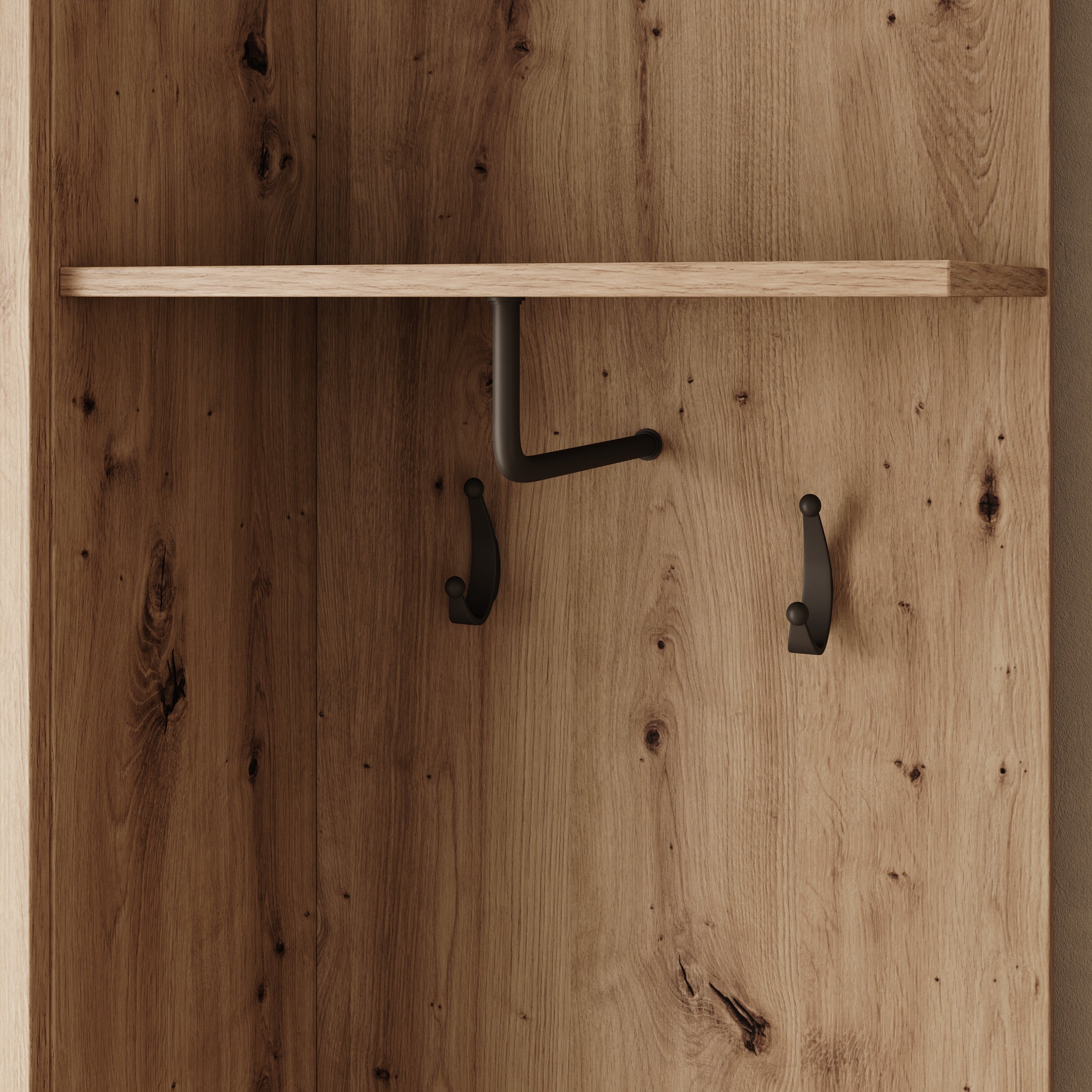 Lagun - Halkast - Eikenpatroon - 97x30x195 cm