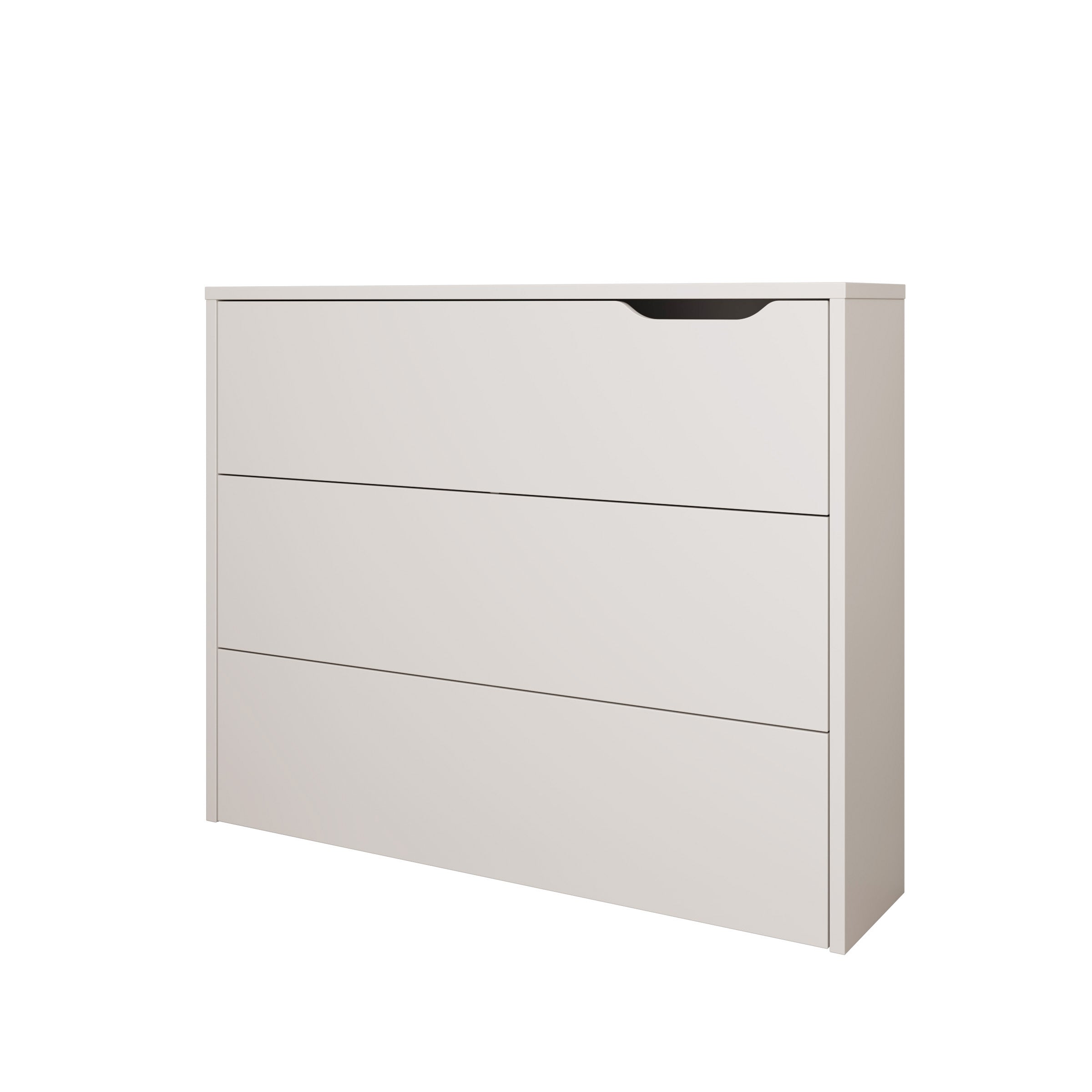 Lechi - Bureau links uitschuifbaar - Wit - 136x115x93 cm