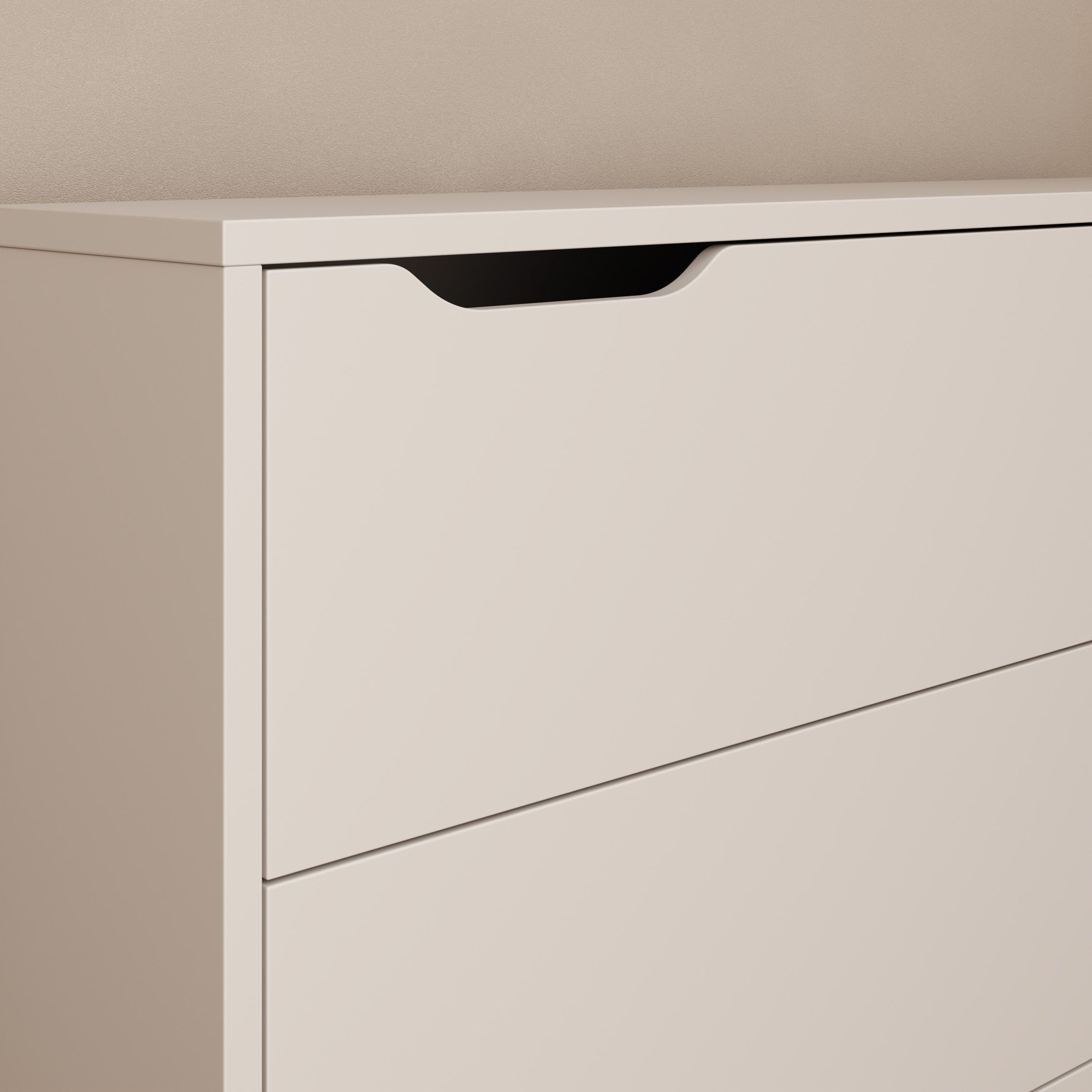 Lechi - Bureau rechts uitschuifbaar - Wit - 136x115x93 cm