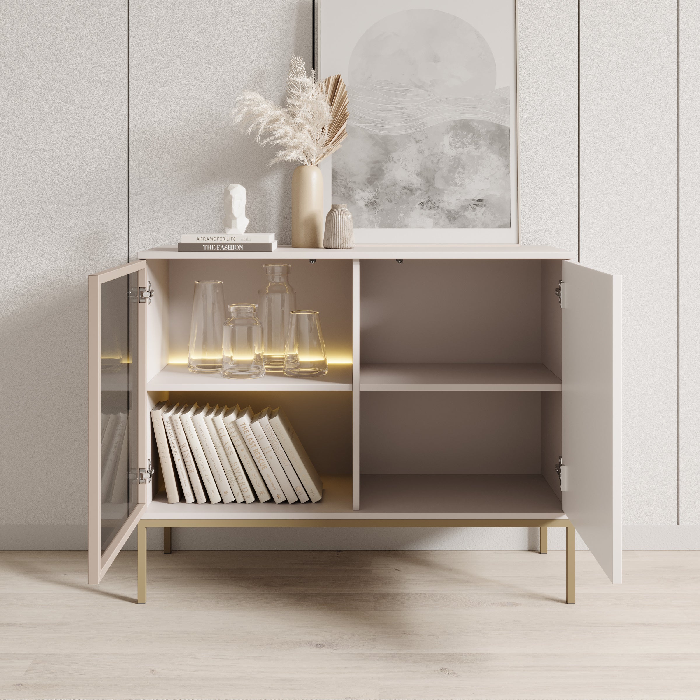 Legend - Dressoir - Beige - 104x39x83 cm