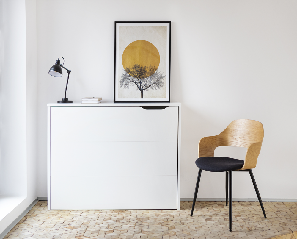 Lenart Work Concept - Bureau links uitschuifbaar - Wit - 136x115x93 cm