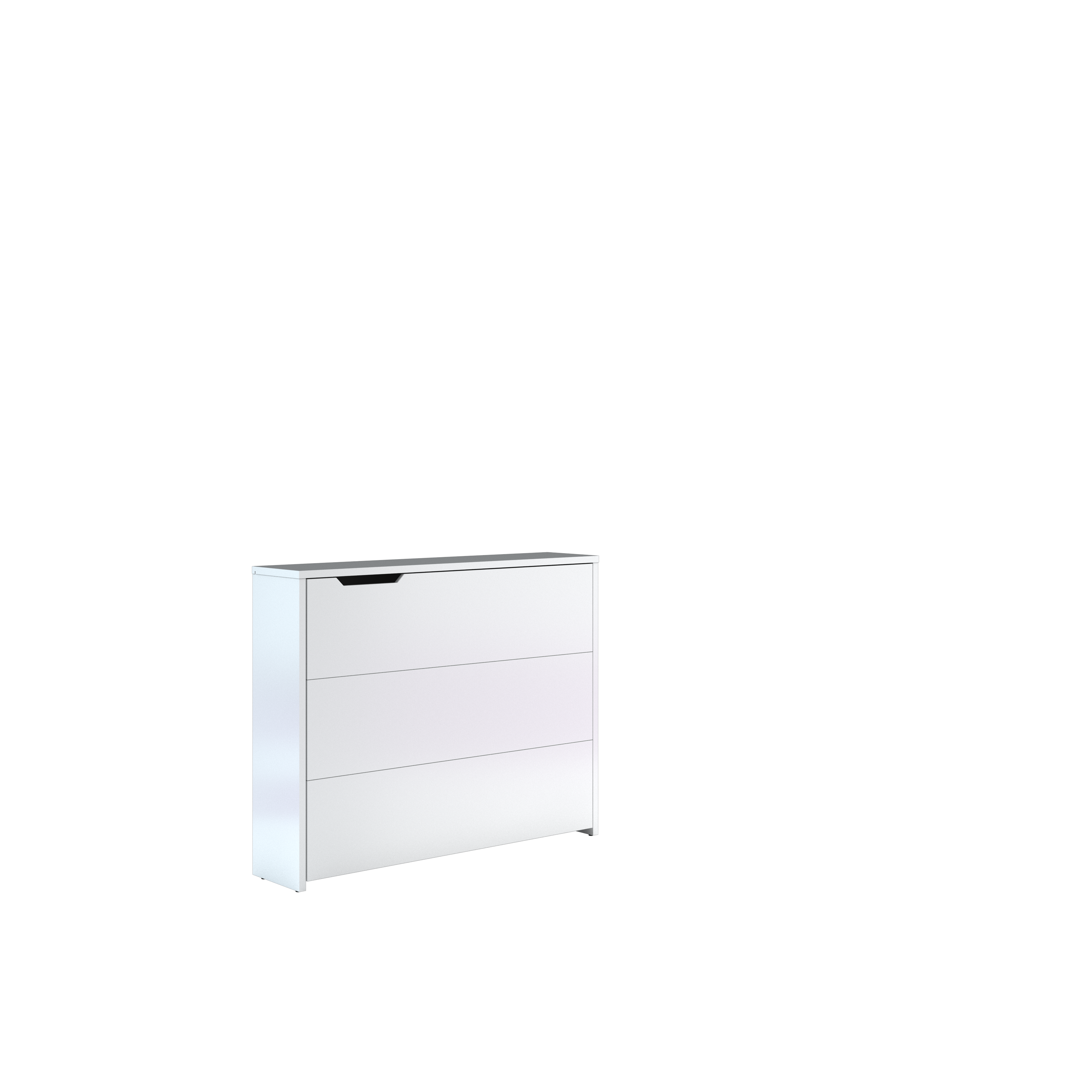 Lenart Work Concept - Bureau rechts uitschuifbaar - Wit - 136x115x93 cm