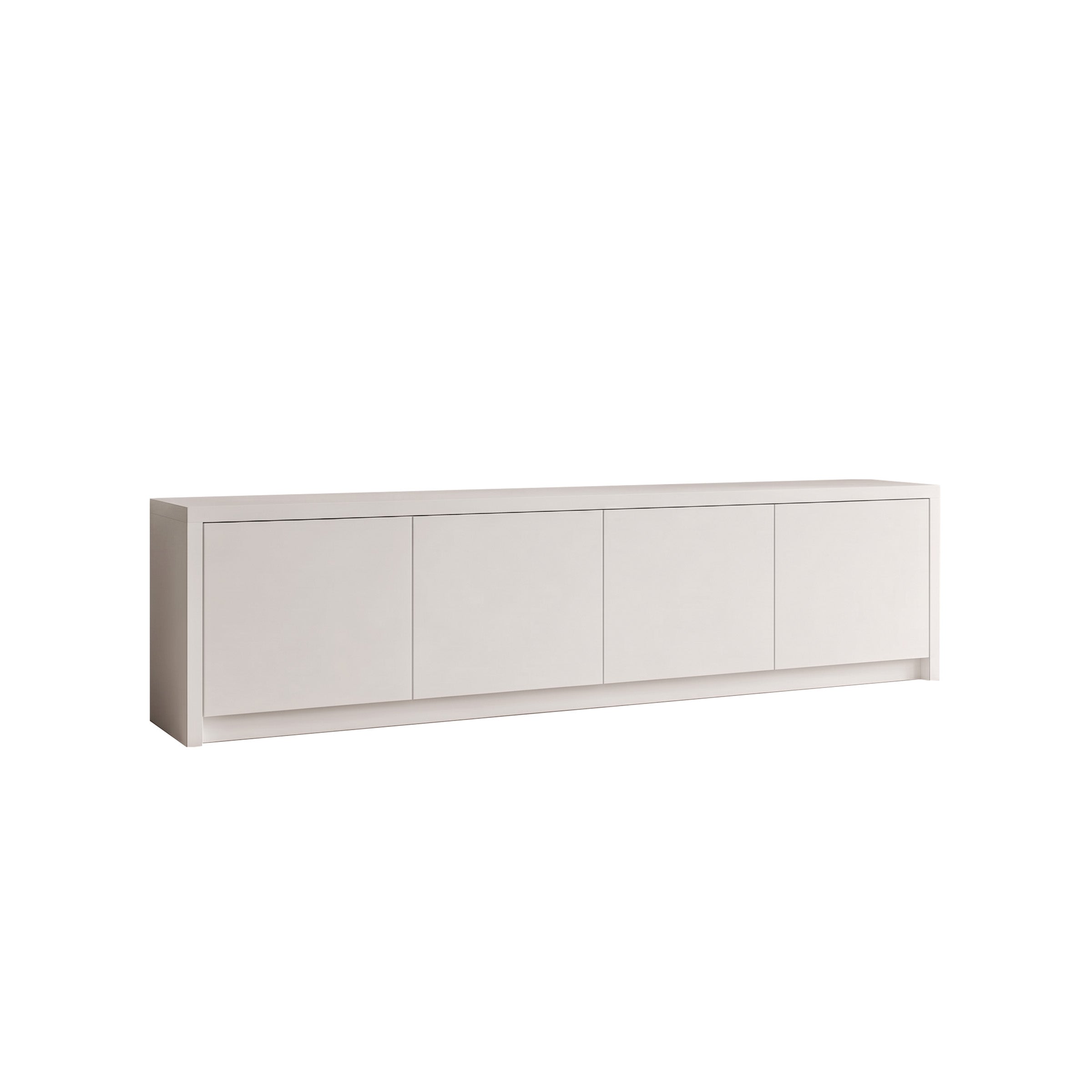 Levo - TV-Meubel - Wit - 198x40x51 cm