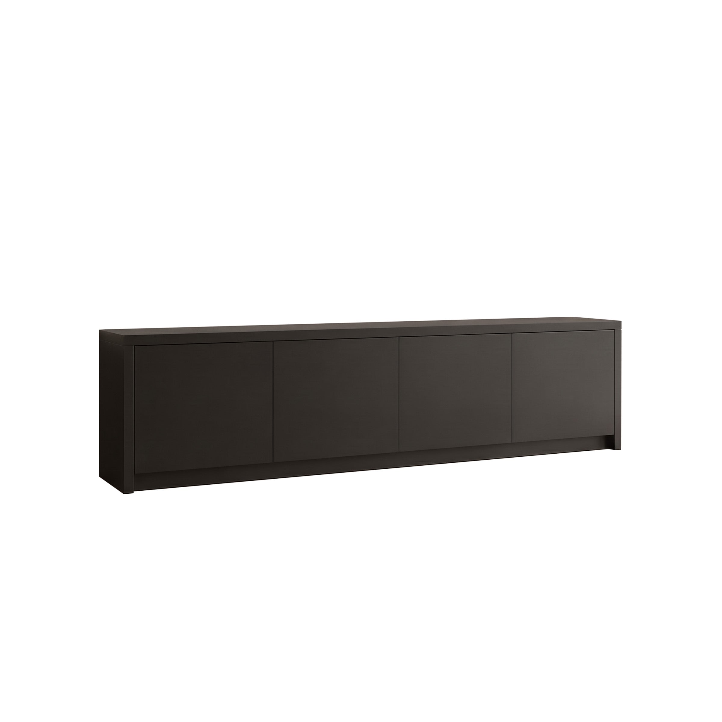 Levo - TV-Meubel - Zwart - 198x40x51 cm