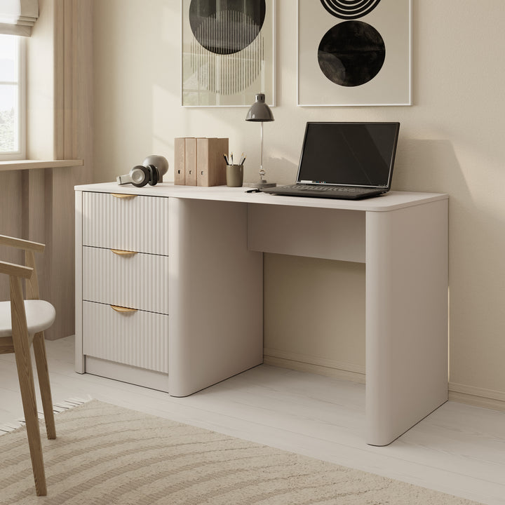 Lima - Bureau - Beige - 140x55x76 cm