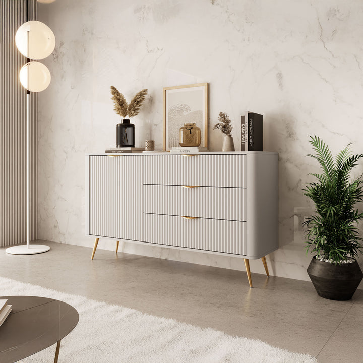 Lima - Dressoir - Beige - 138x38x81 cm