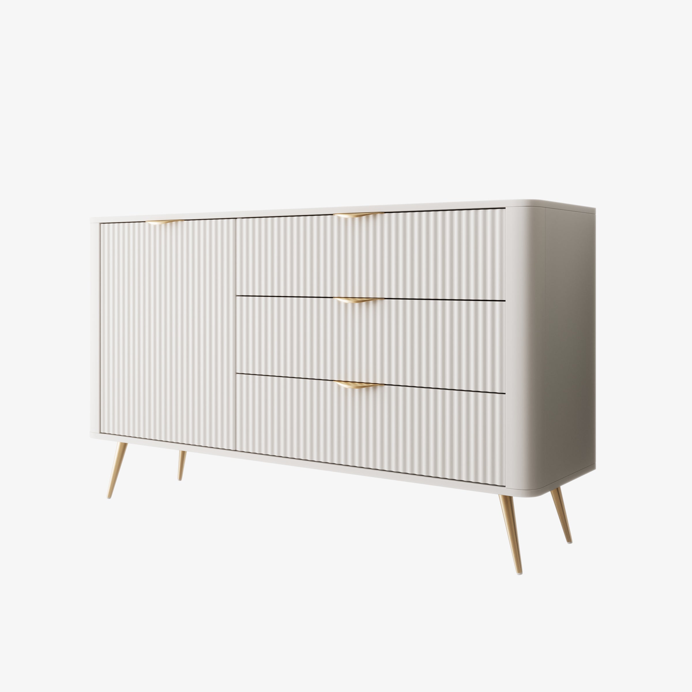 Lima - Dressoir - Wit - 138x38x81 cm