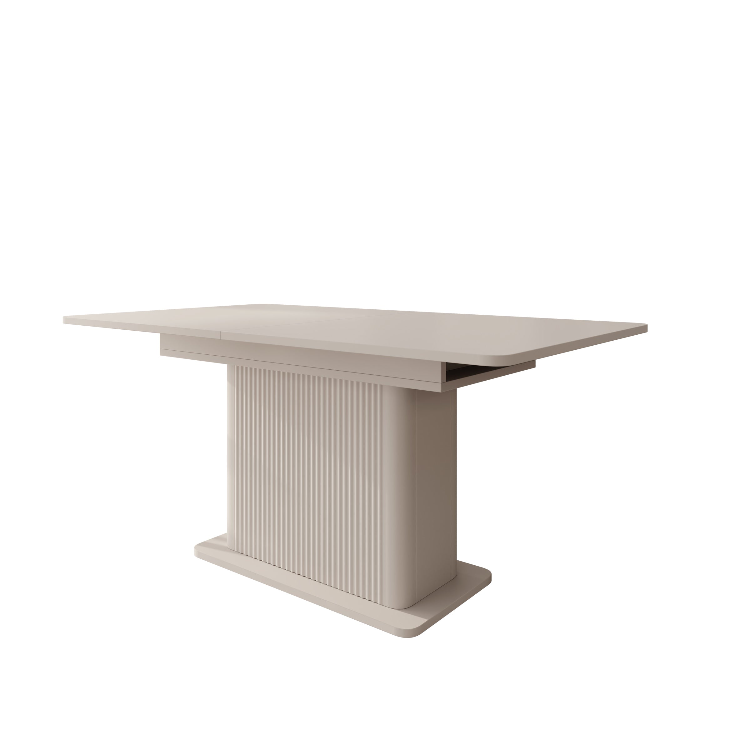 Lima - Eetkamertafel - Uitschuifbaar - Beige - 160-200x90x75 cm