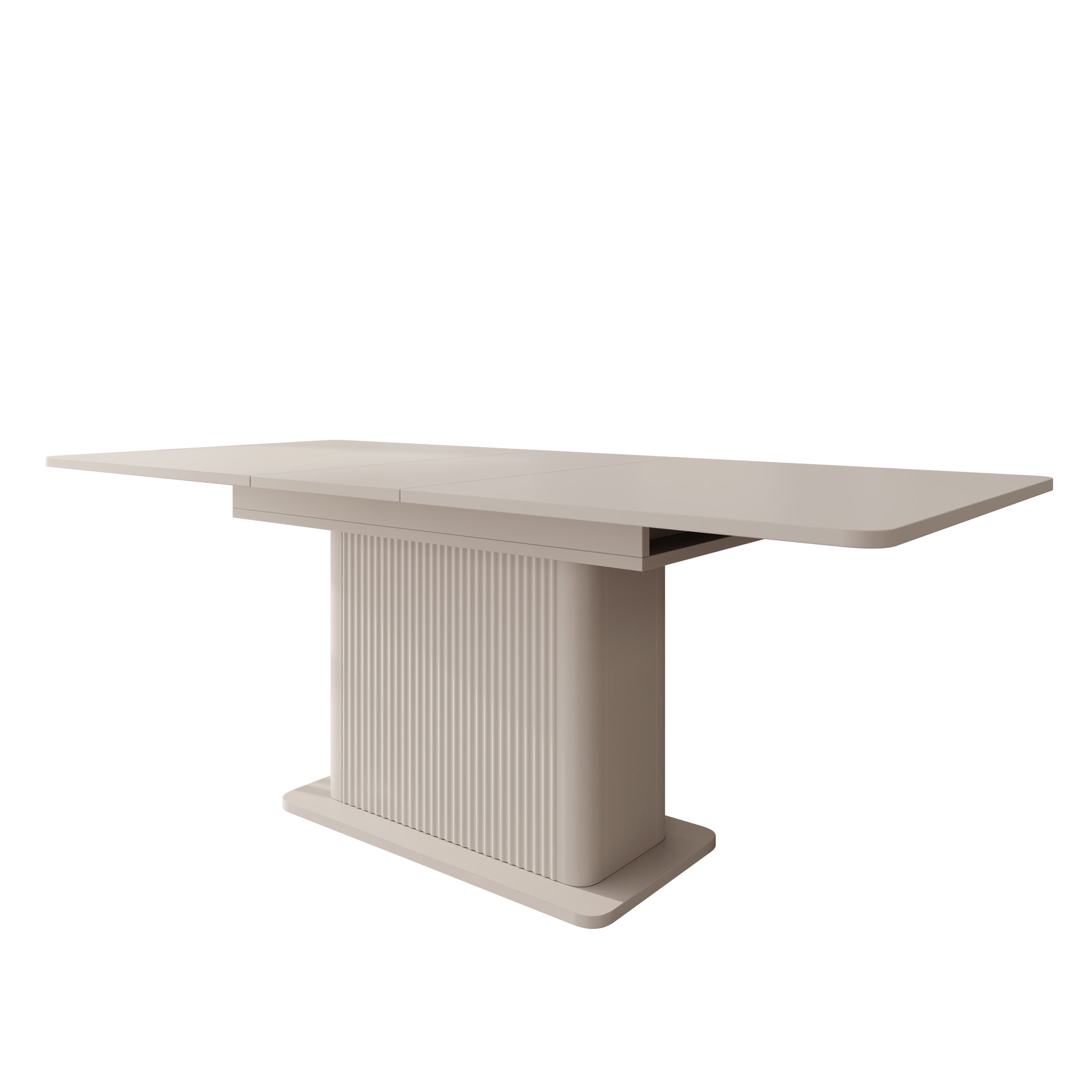 Lima - Eetkamertafel - Uitschuifbaar - Beige - 160-200x90x75 cm