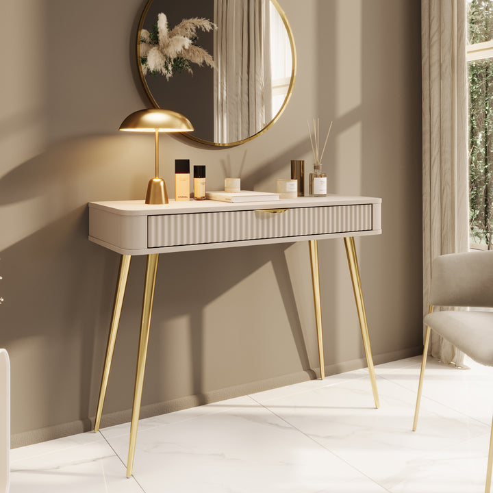 Lima - Kaptafel - Beige - 100x38x78 cm